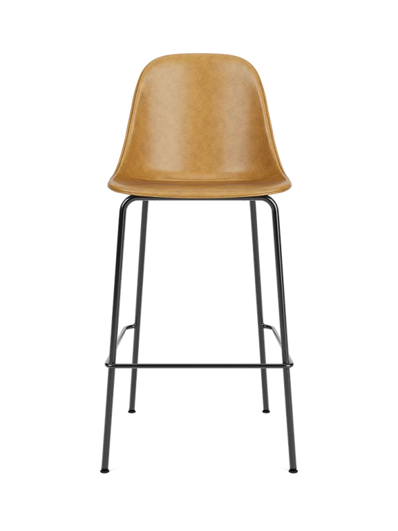 HARBOUR stool cognac leather