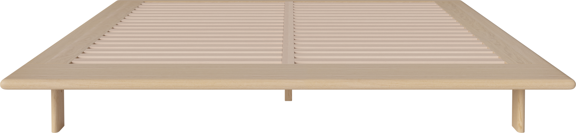 Posteľ HAVEN bielené dubové drevo