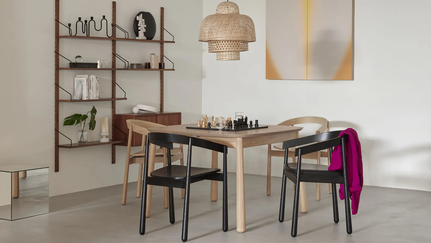 Stolička HOMERUN svetlé dubové drevo