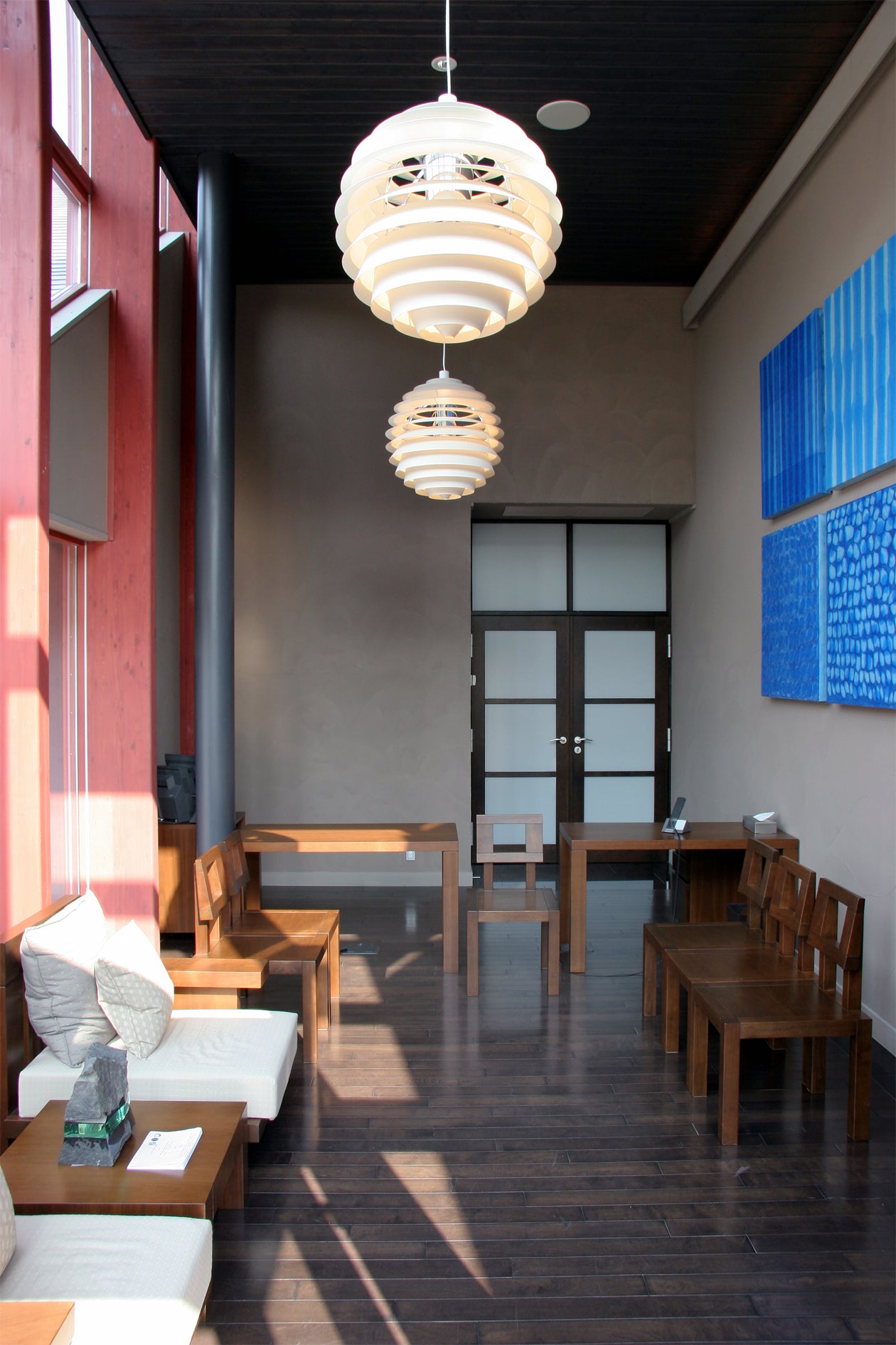 Závesná lampa PH LOUVRE biela