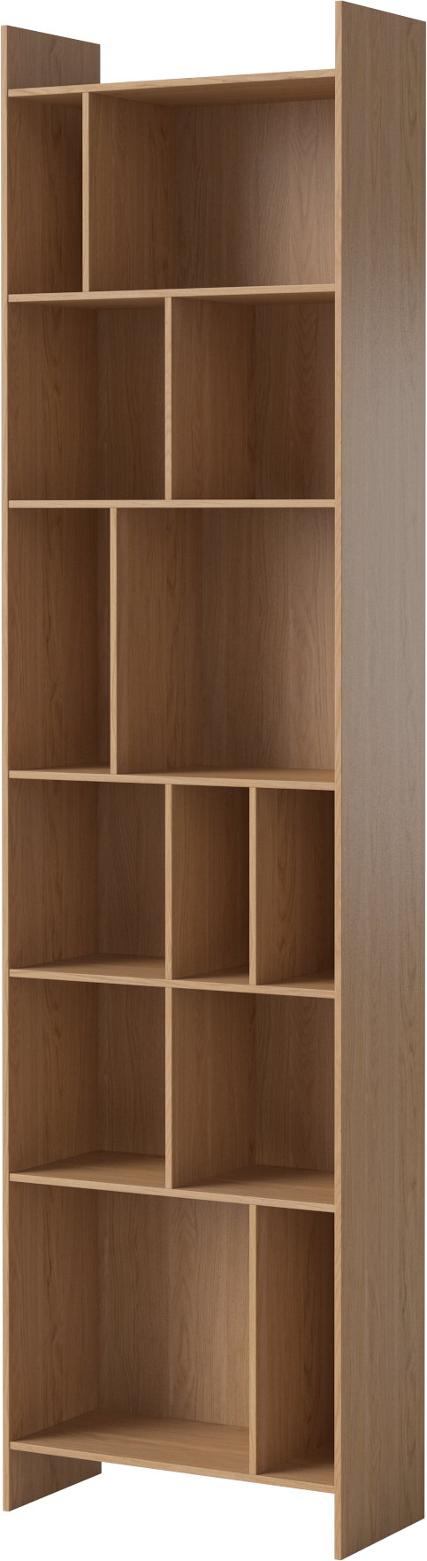 House bookcase oak veneer
