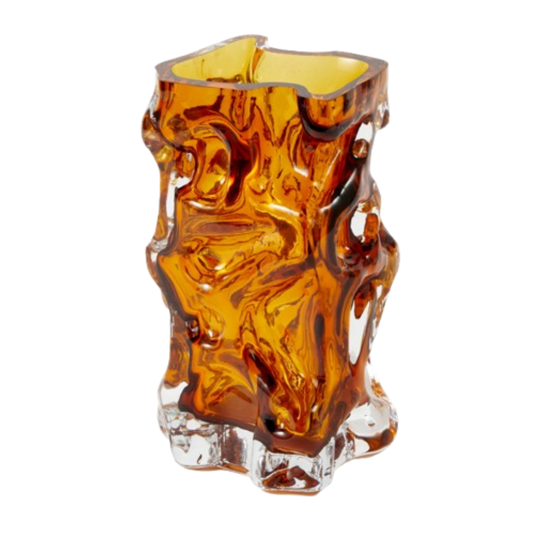 Amber ICE vase