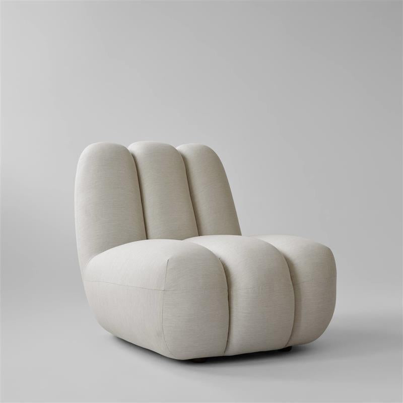 TOE armchair warm gray