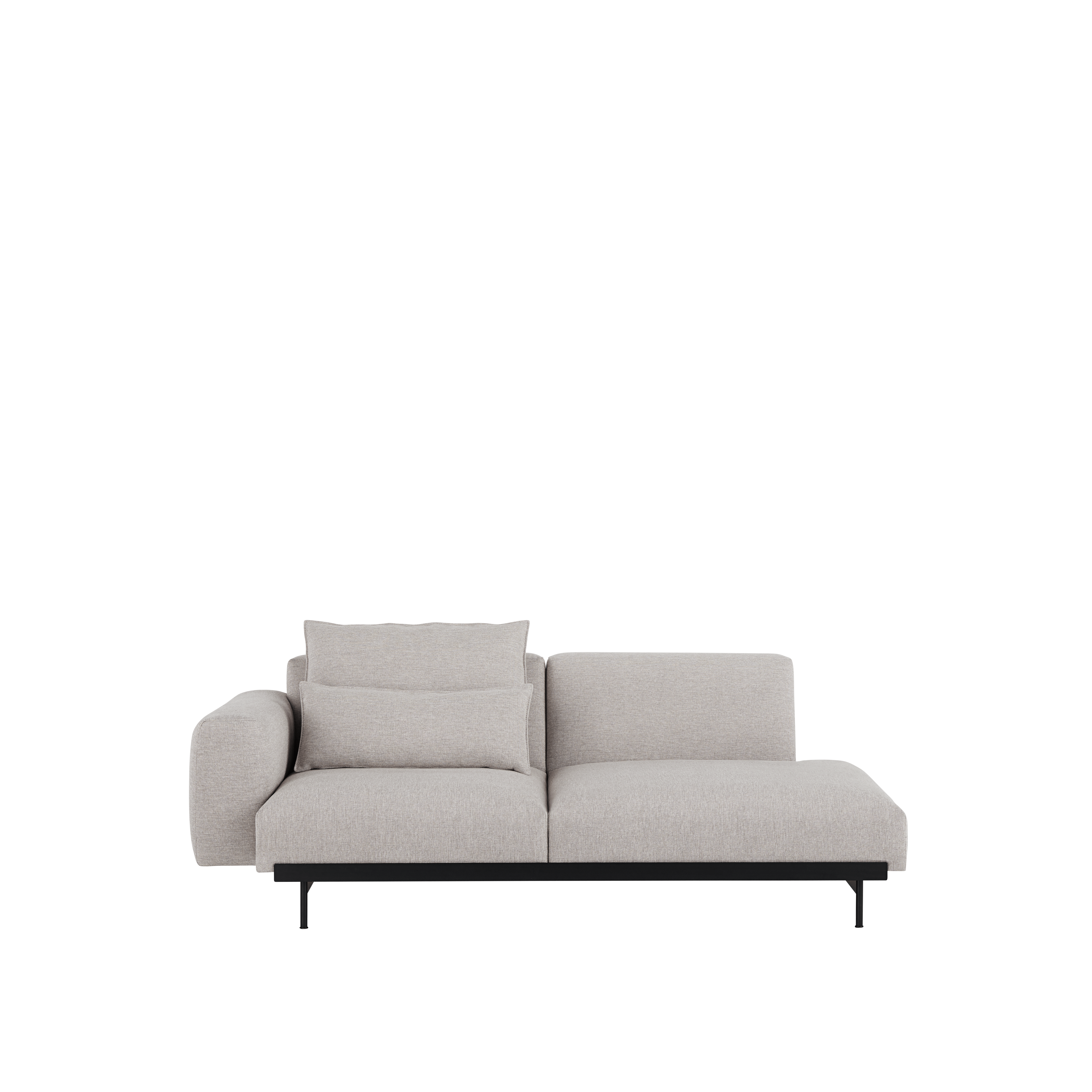 Sofa pre 2 osoby, otvorená pravostranná IN SITU, čalúnená
