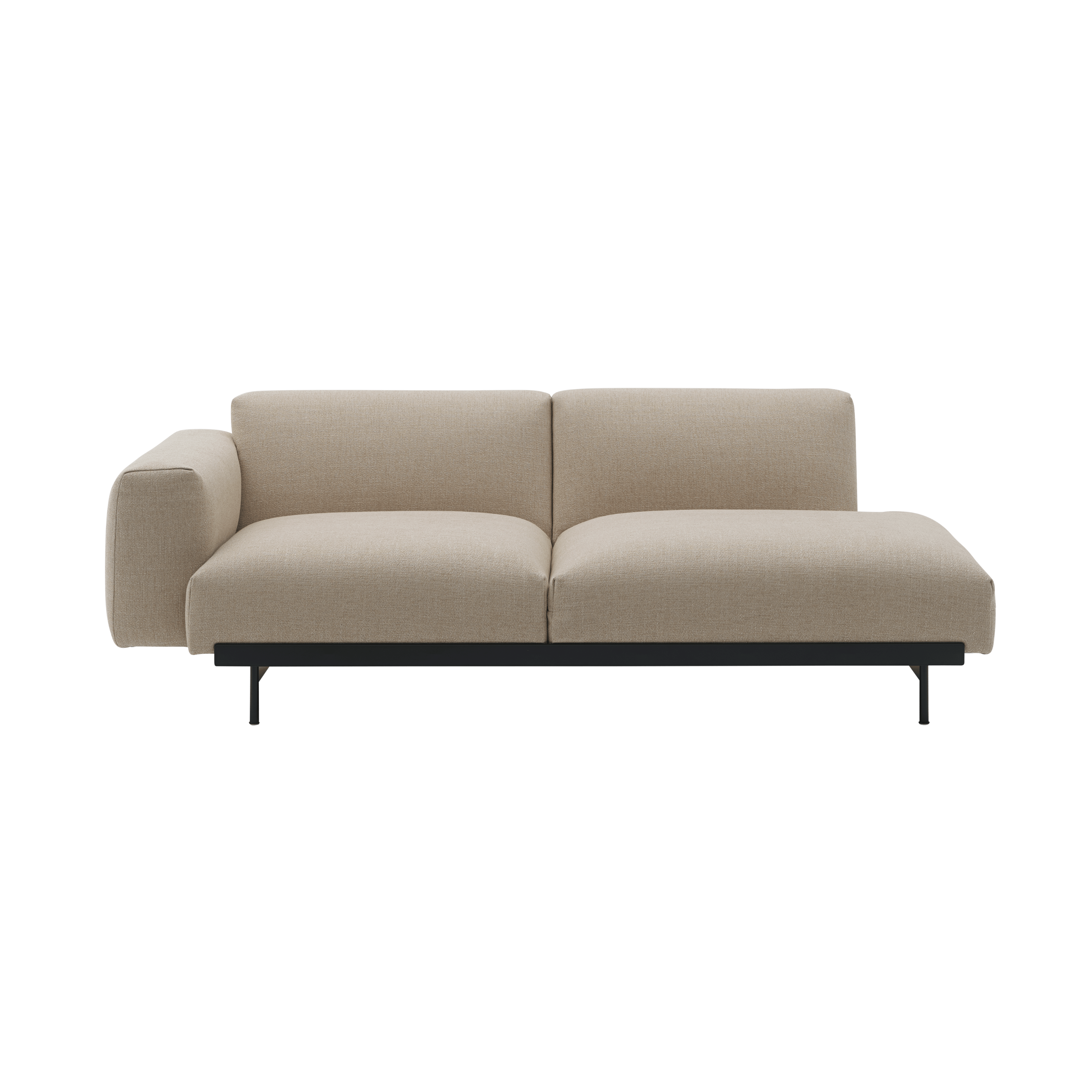 Sofa pre 2 osoby, otvorená pravostranná IN SITU, čalúnená
