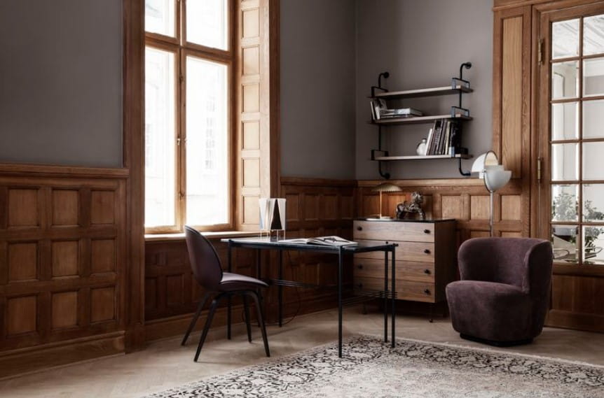 DEMON shelf black ash wood