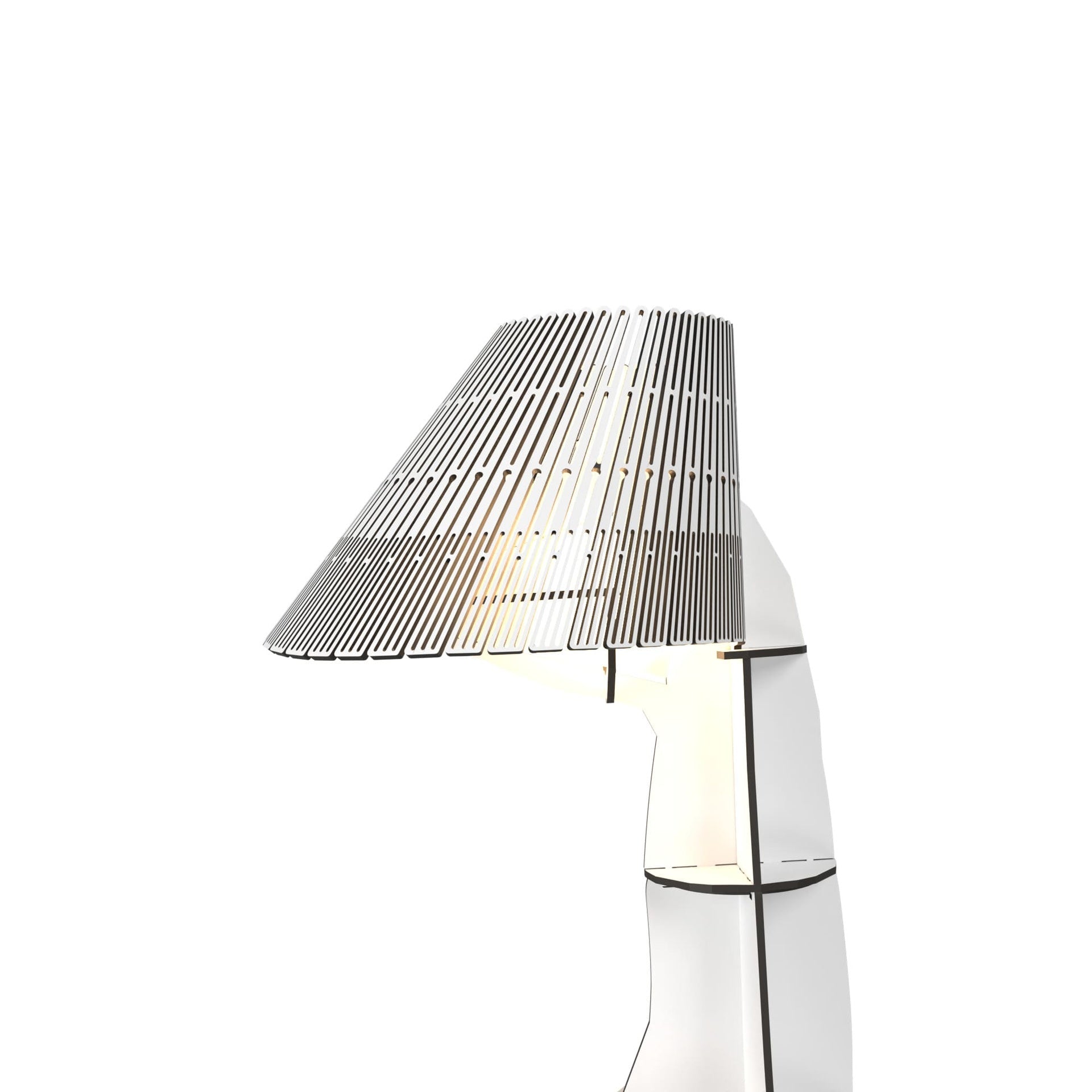 Lampa JUNON biały z obrotową podstawą