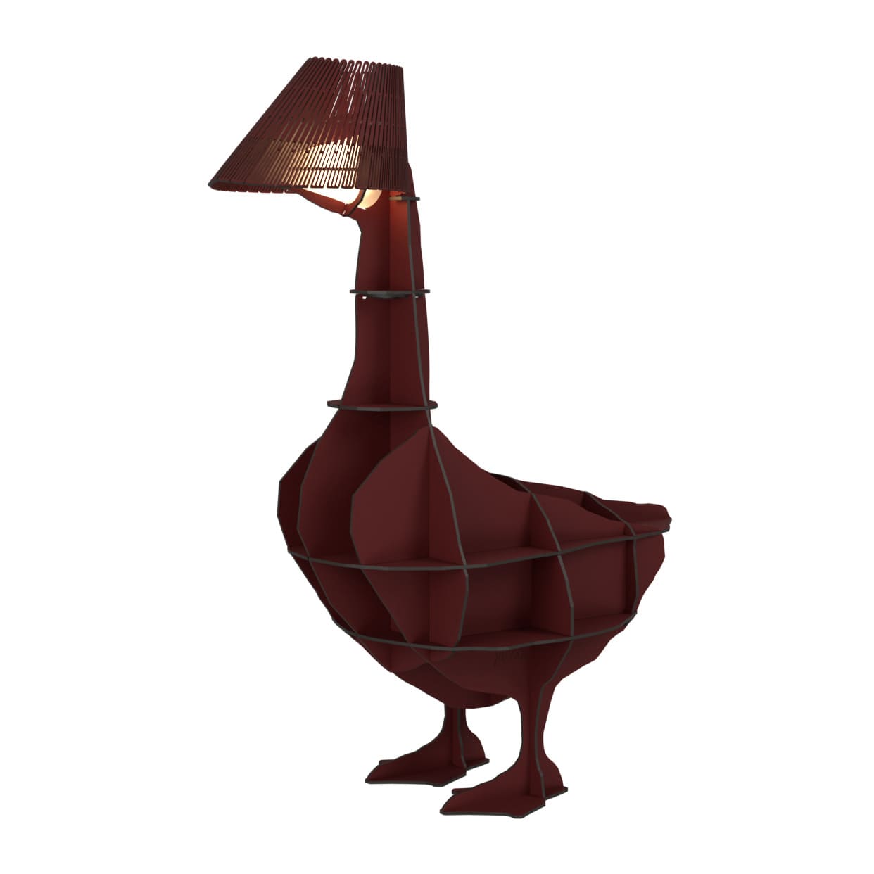 Lampa JUNON bordowy – Ibride