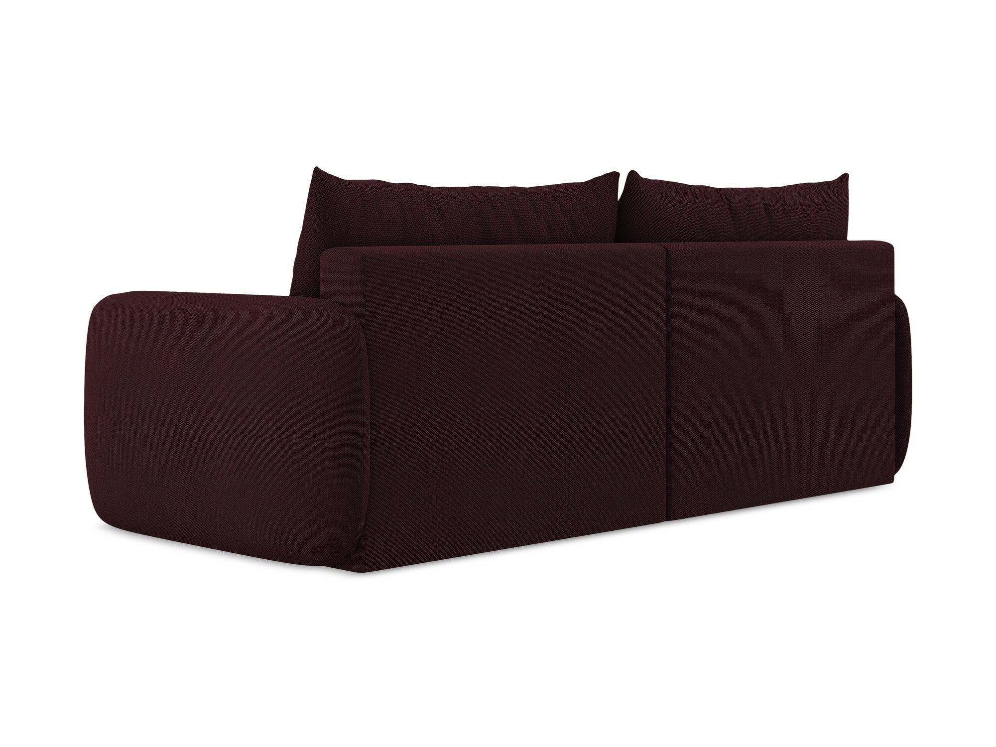 3-Seater Sofa with Sleeping Function KALENA Burgundy