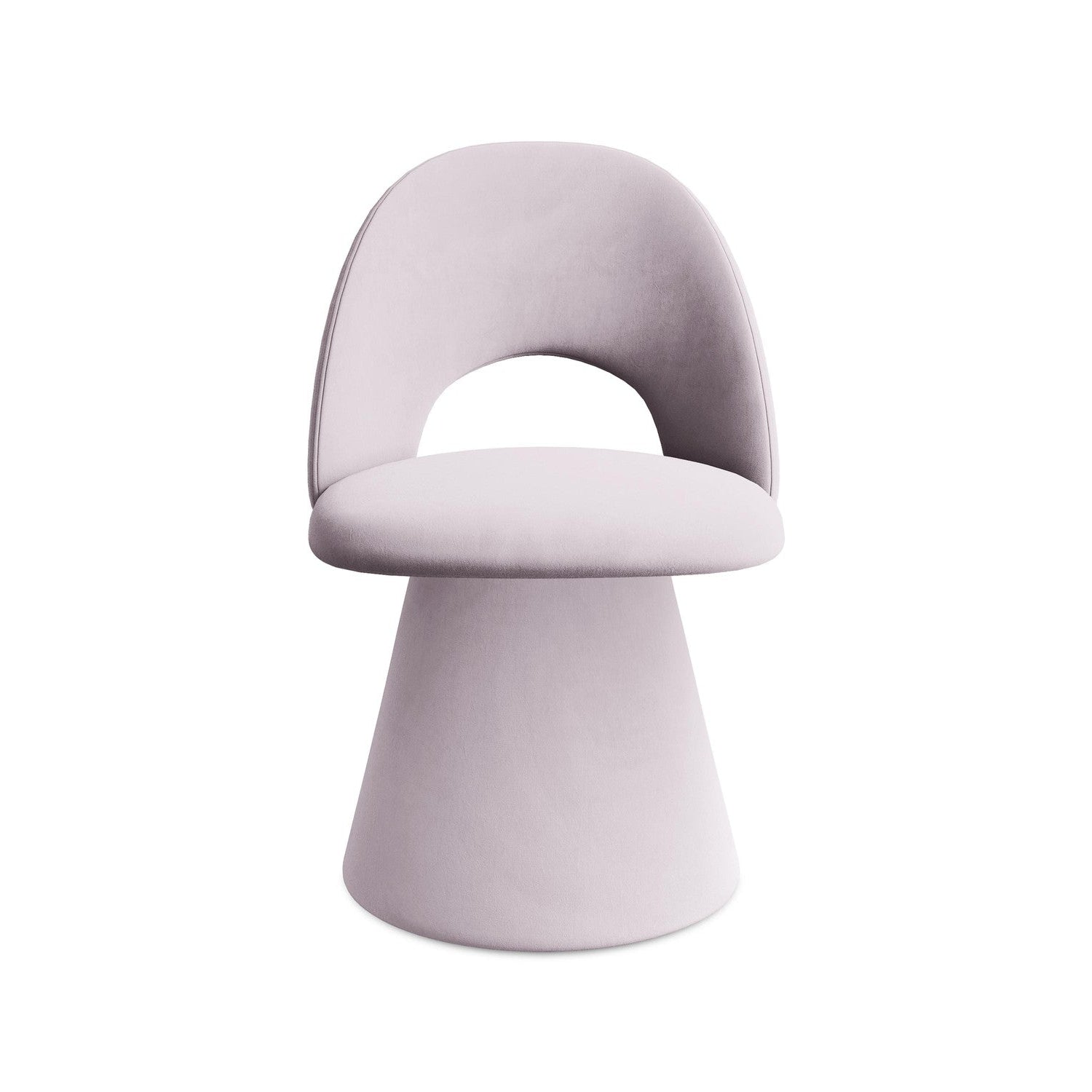 Sametová stolička KALO levanduľová