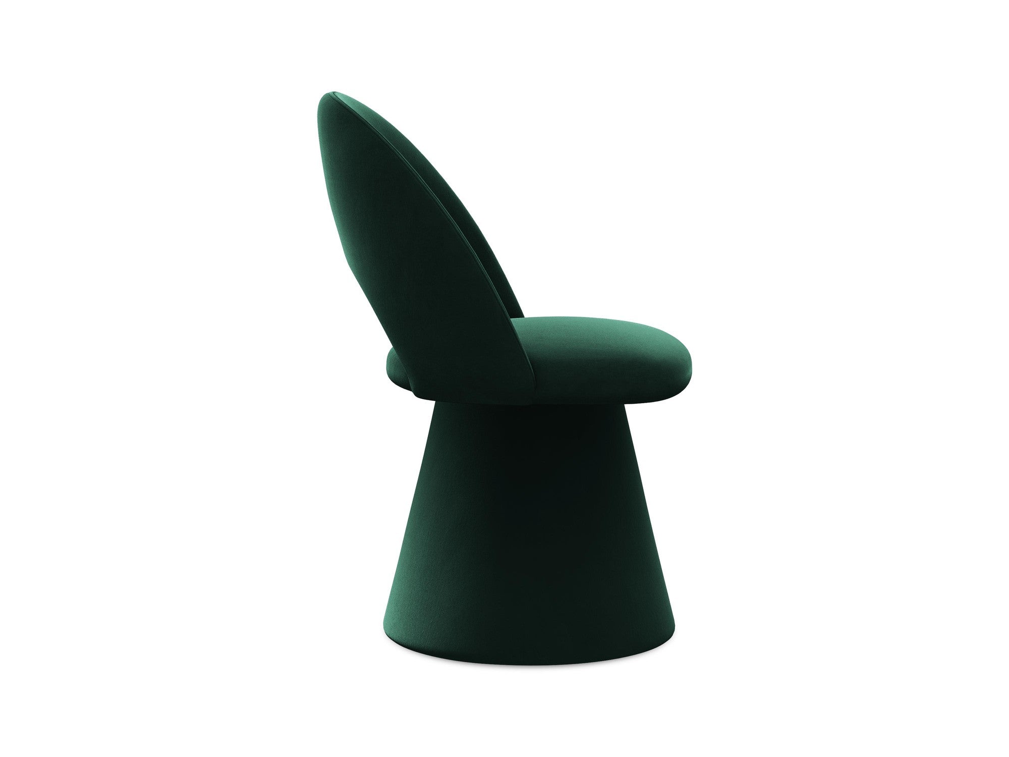 Velvet Chair KALO Bottle Green