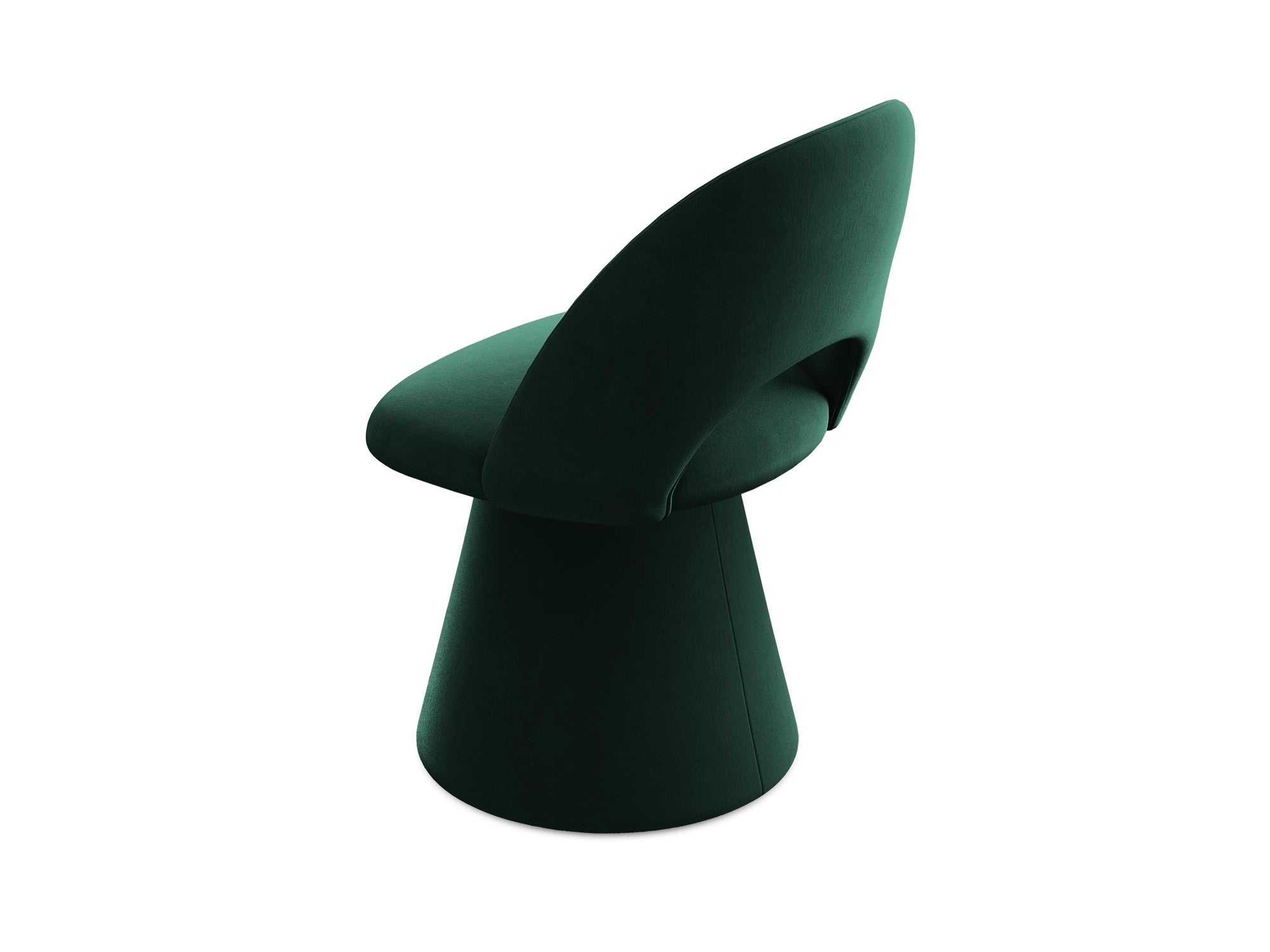 Velvet Chair KALO Bottle Green