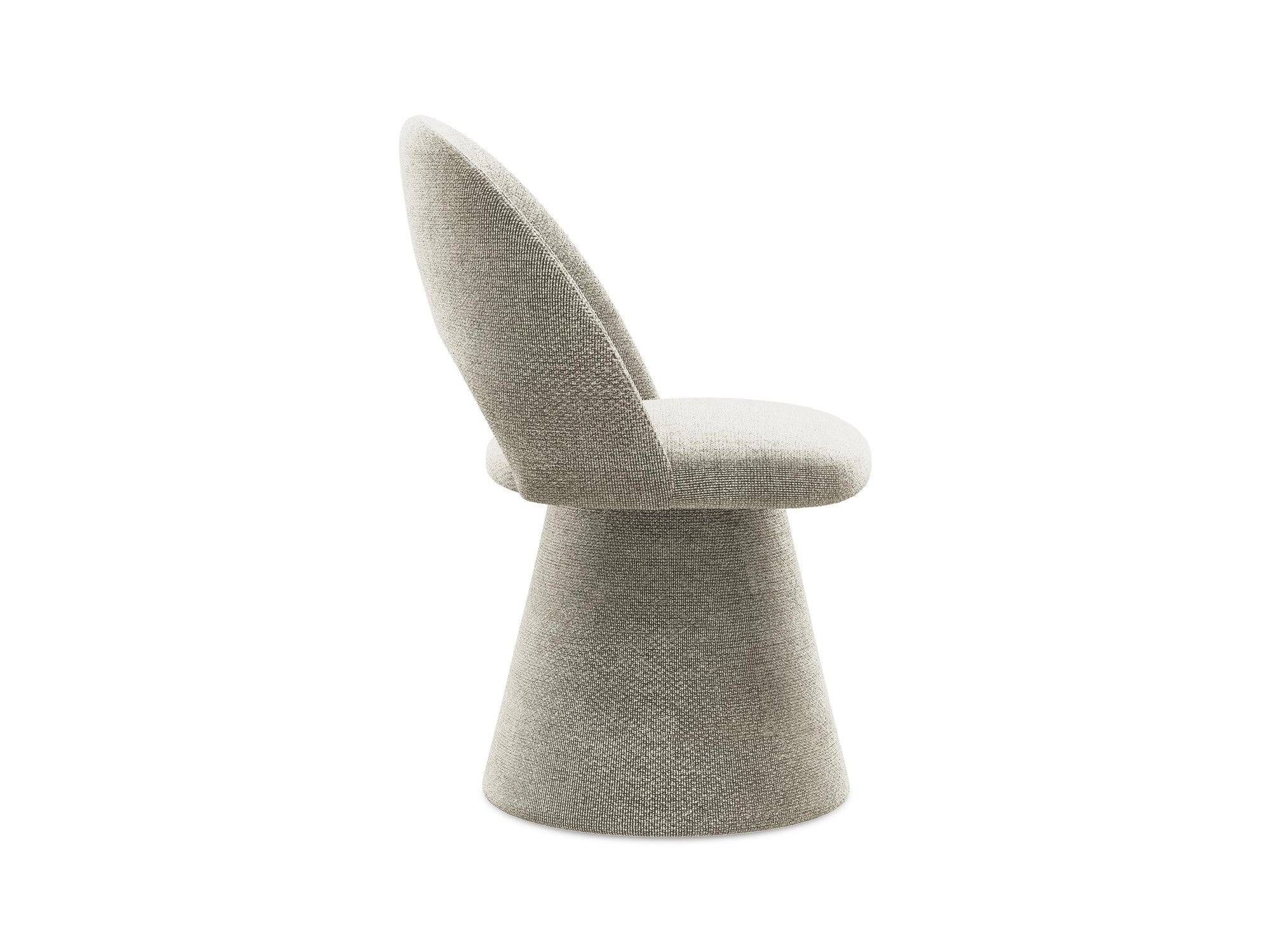KALO chair in taupe boucle