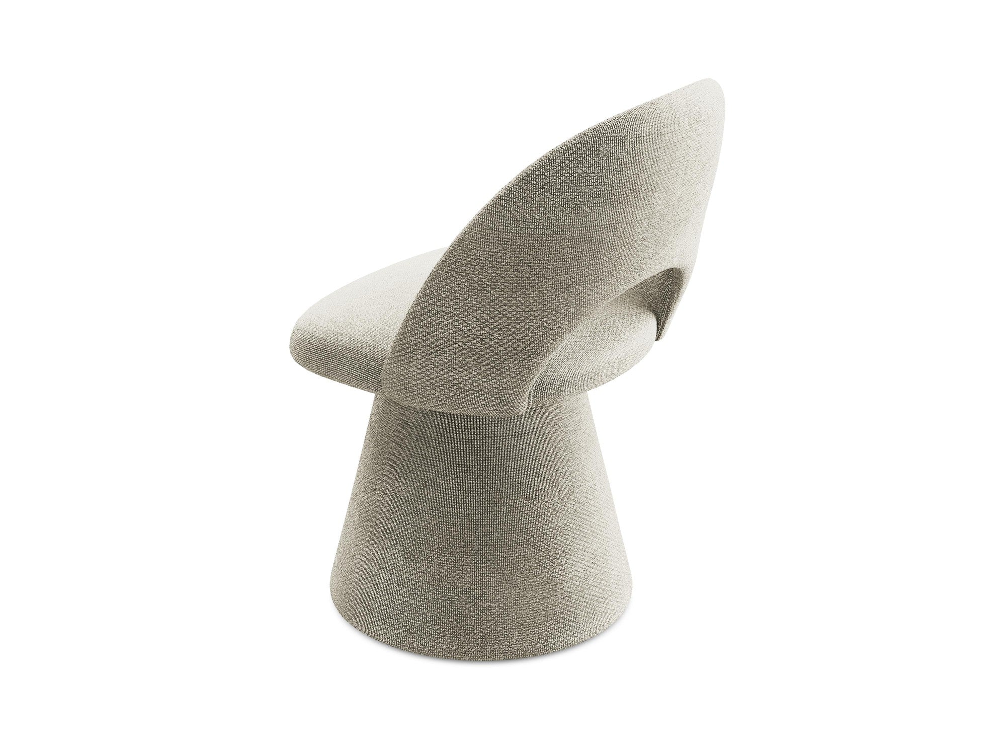 KALO chair in taupe boucle