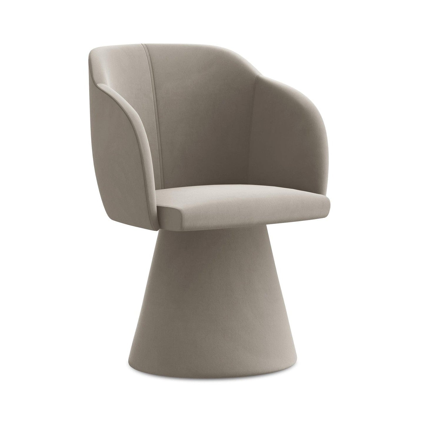Velvet Chair KANOA taupe