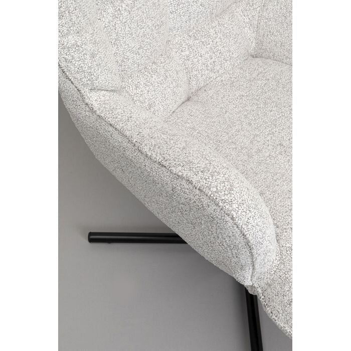 Oscar rotary chair cream melange