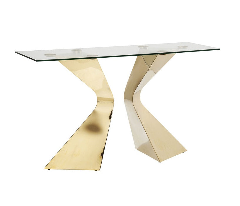Glass Gloria Glass Console