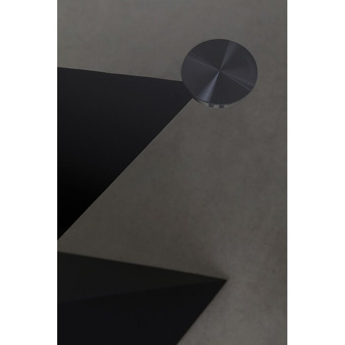 Sklenená konzola GLORIA čierna