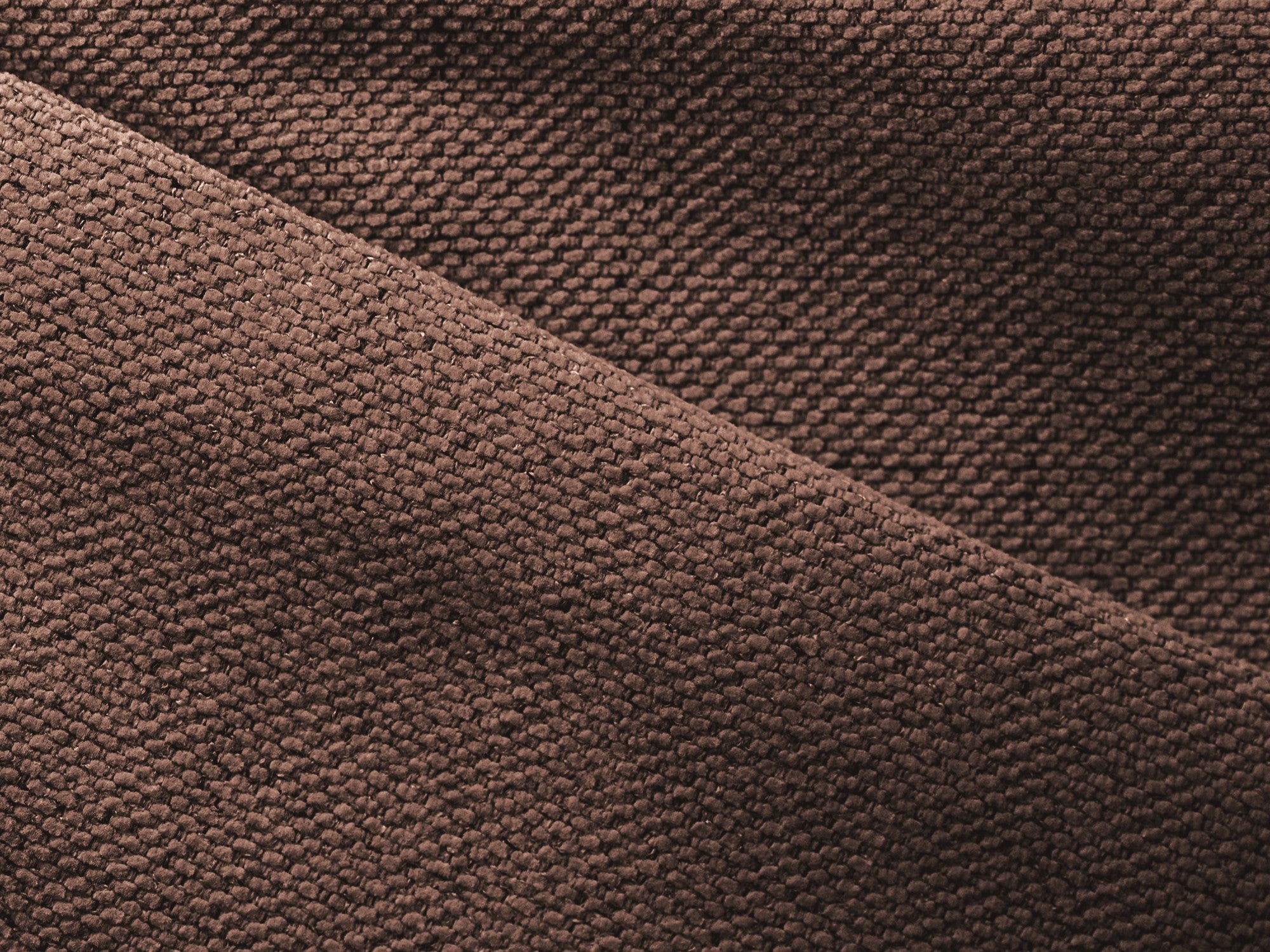 Left-sided corner sofa bed KONA in muted pink