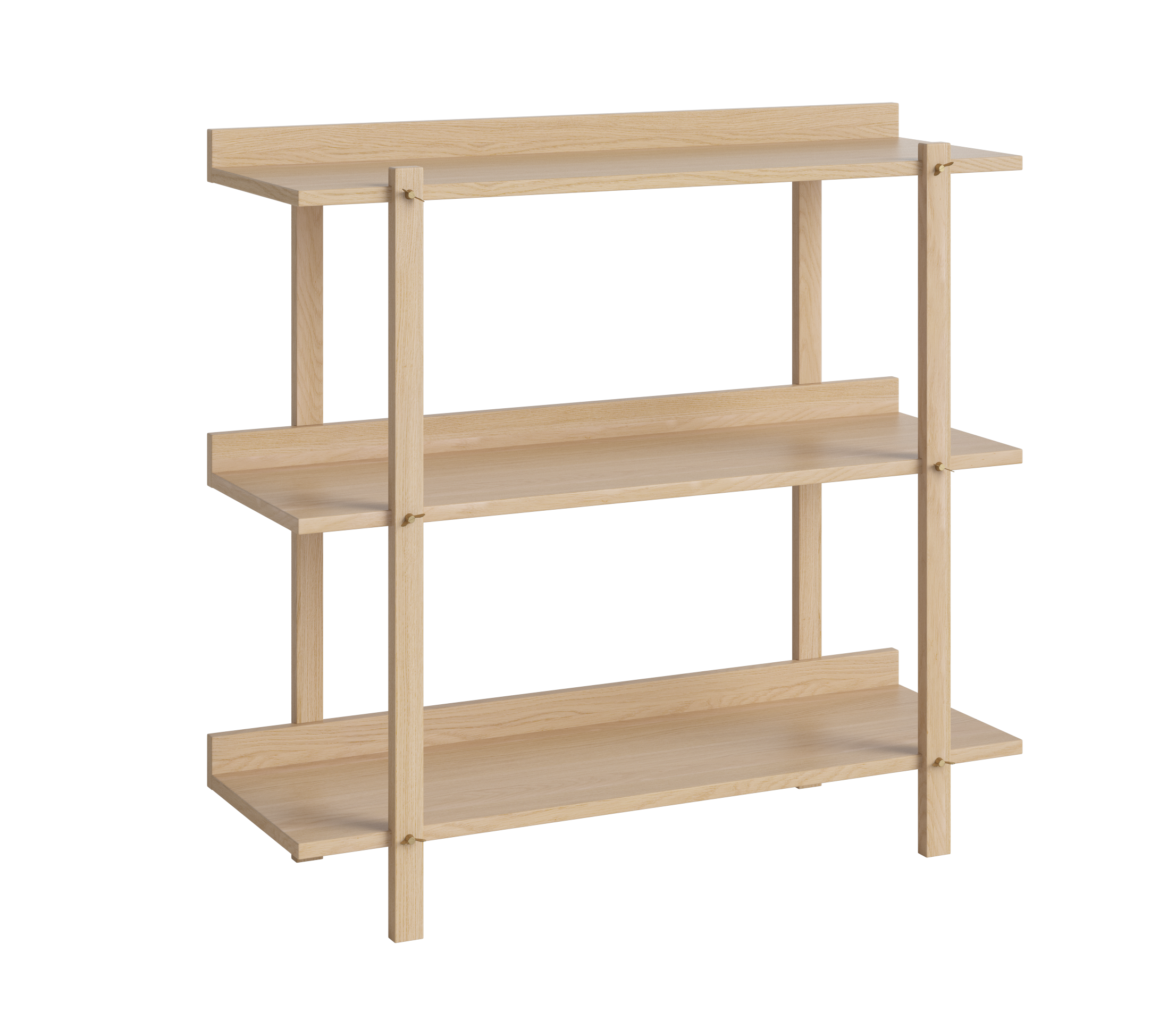 Regál KARI bielený dyha dubová