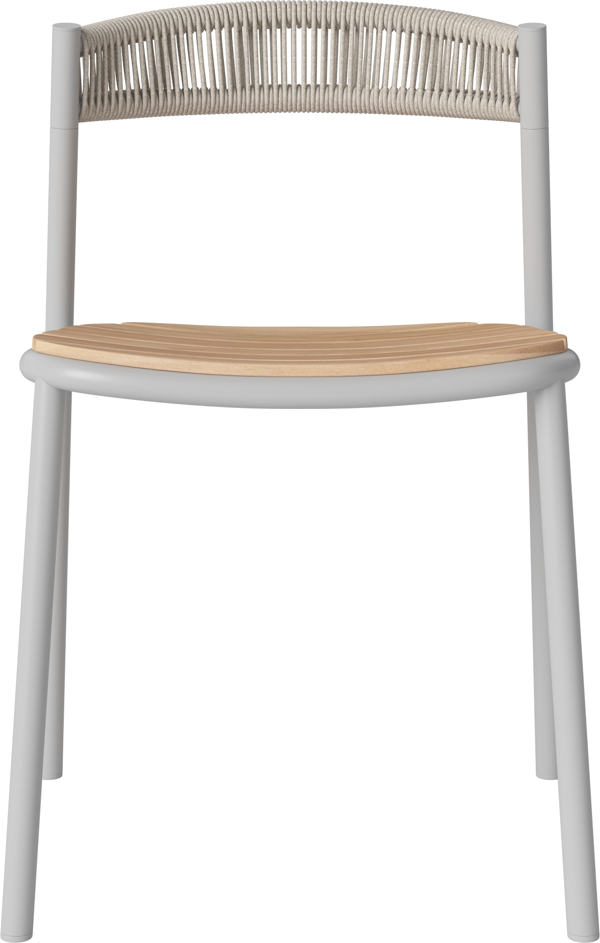 Záhradná stolička KITE so šedým oceľovým podstavcom