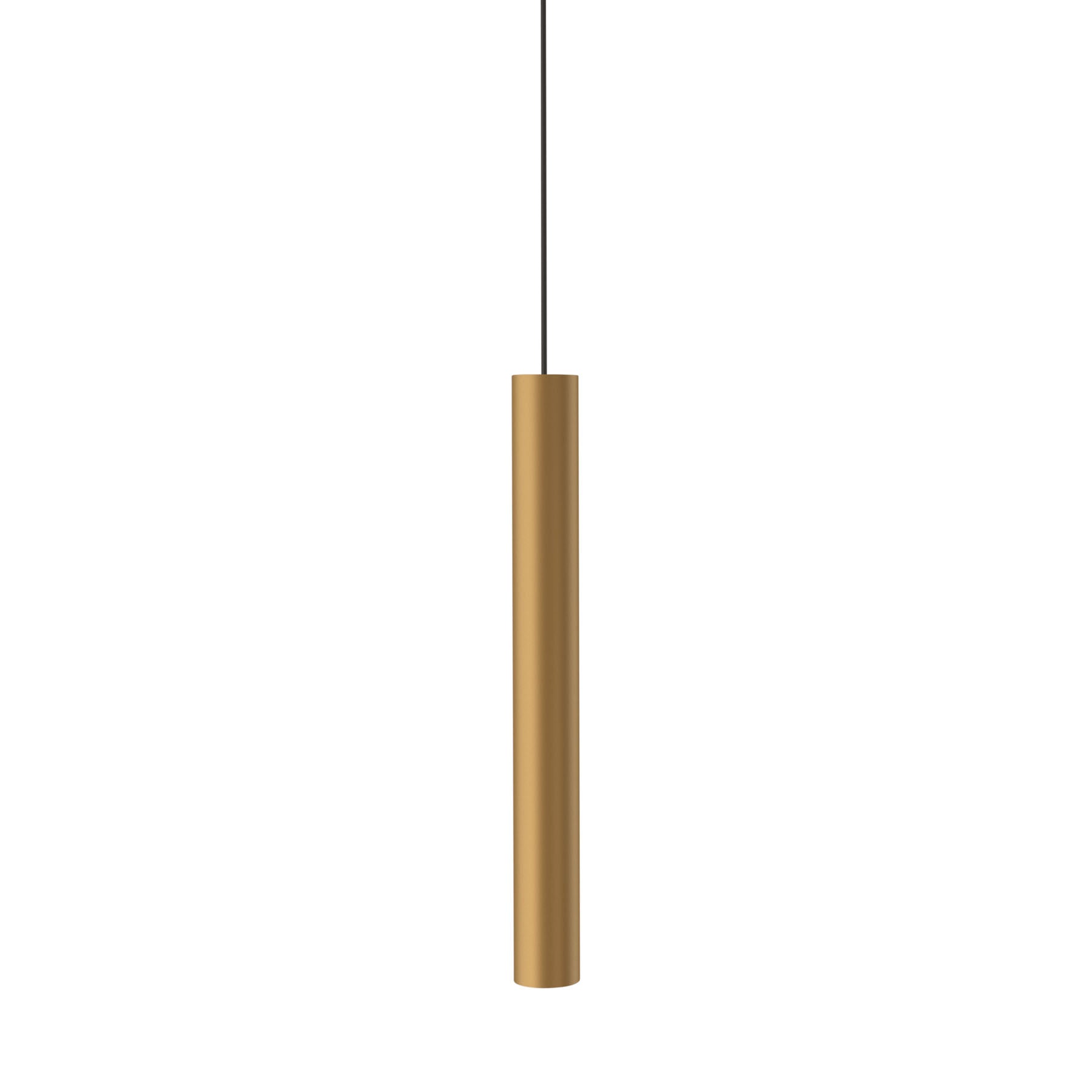 Zlatá závesná lampa KOKO UNO