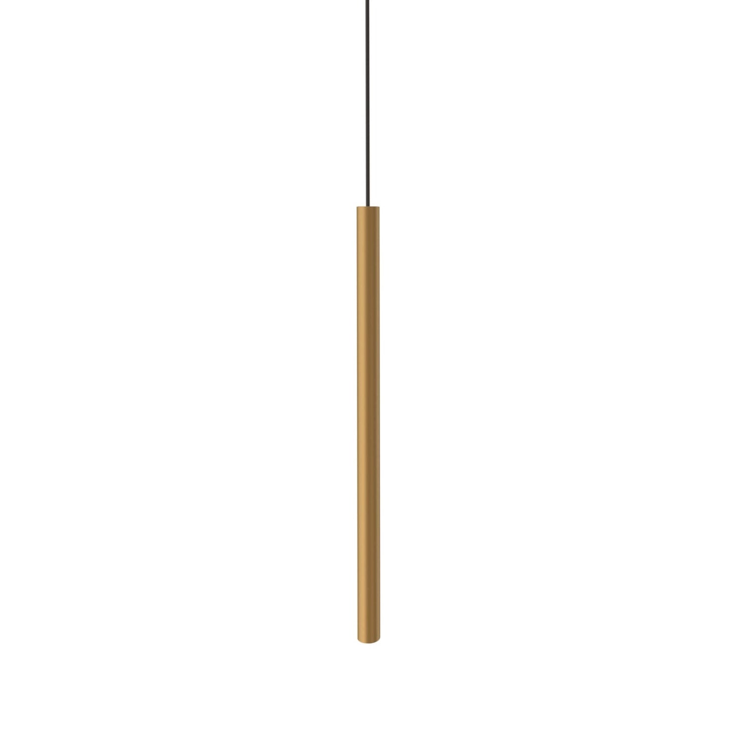 Zlatá závesná lampa KOKO UNO