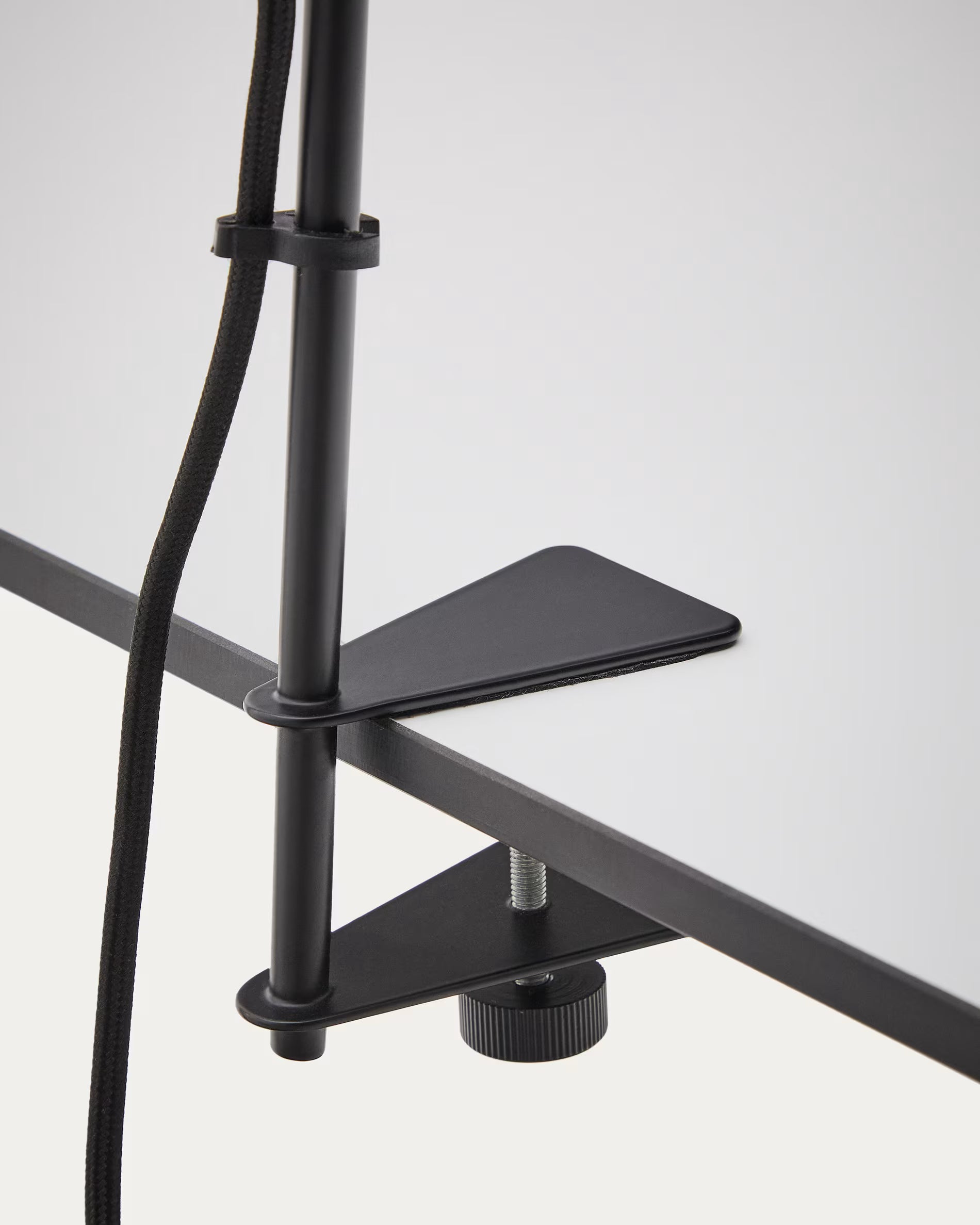 Stolná lampa s klipom JULA čierna