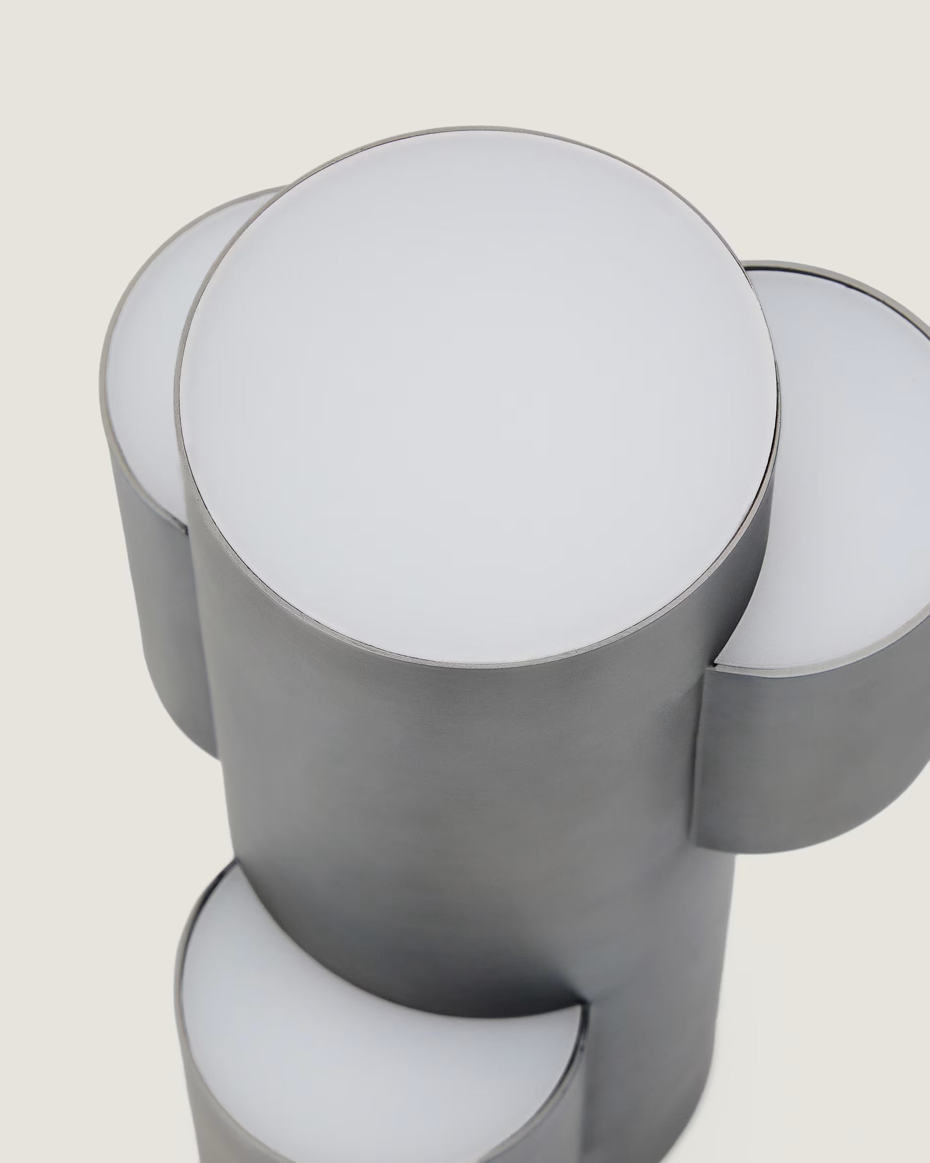 Portable lamp ADRINA dark gray brushed metal