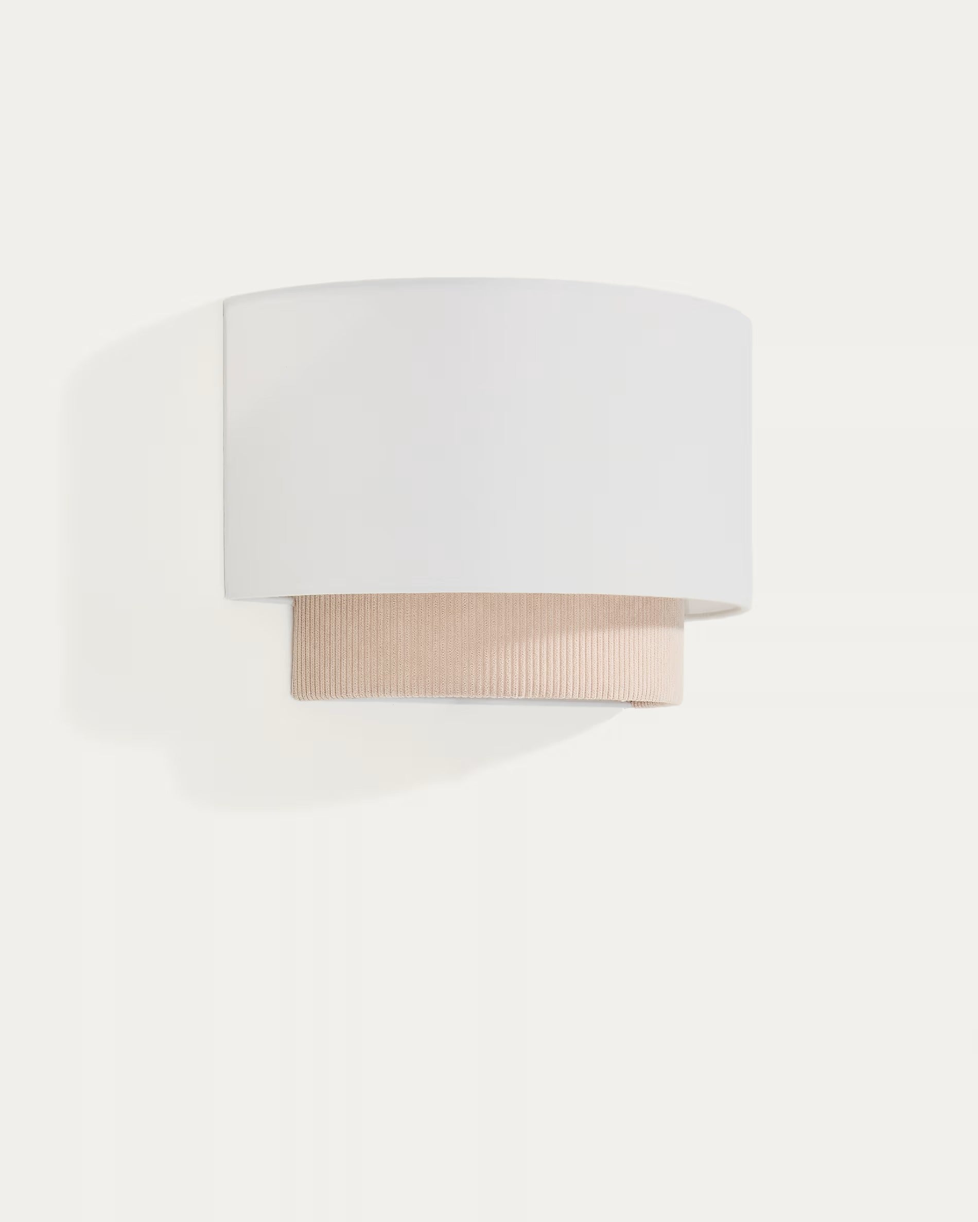 BIANELLA beige wall lamp with white