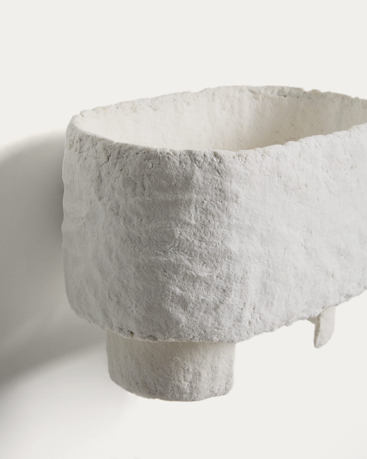 Kinkiet BEDALA biały papier mâché – ujęcie 3