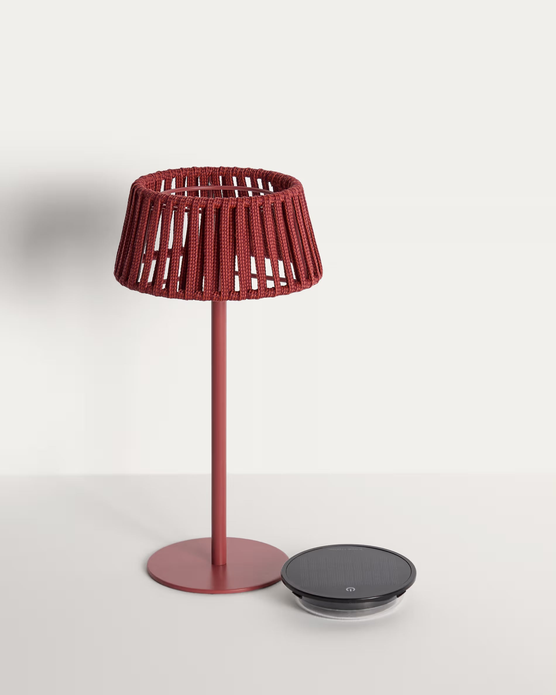 Solárna záhradná lampa ALDET terakota