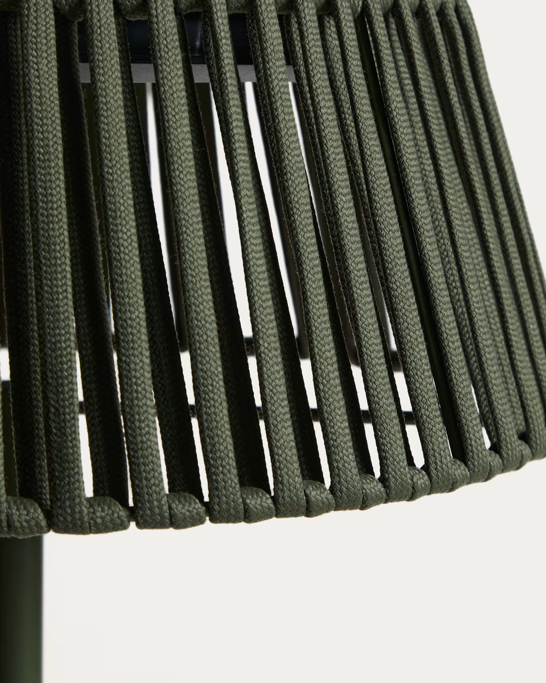Solárna podlahová lampa do záhrady ALDET zelená
