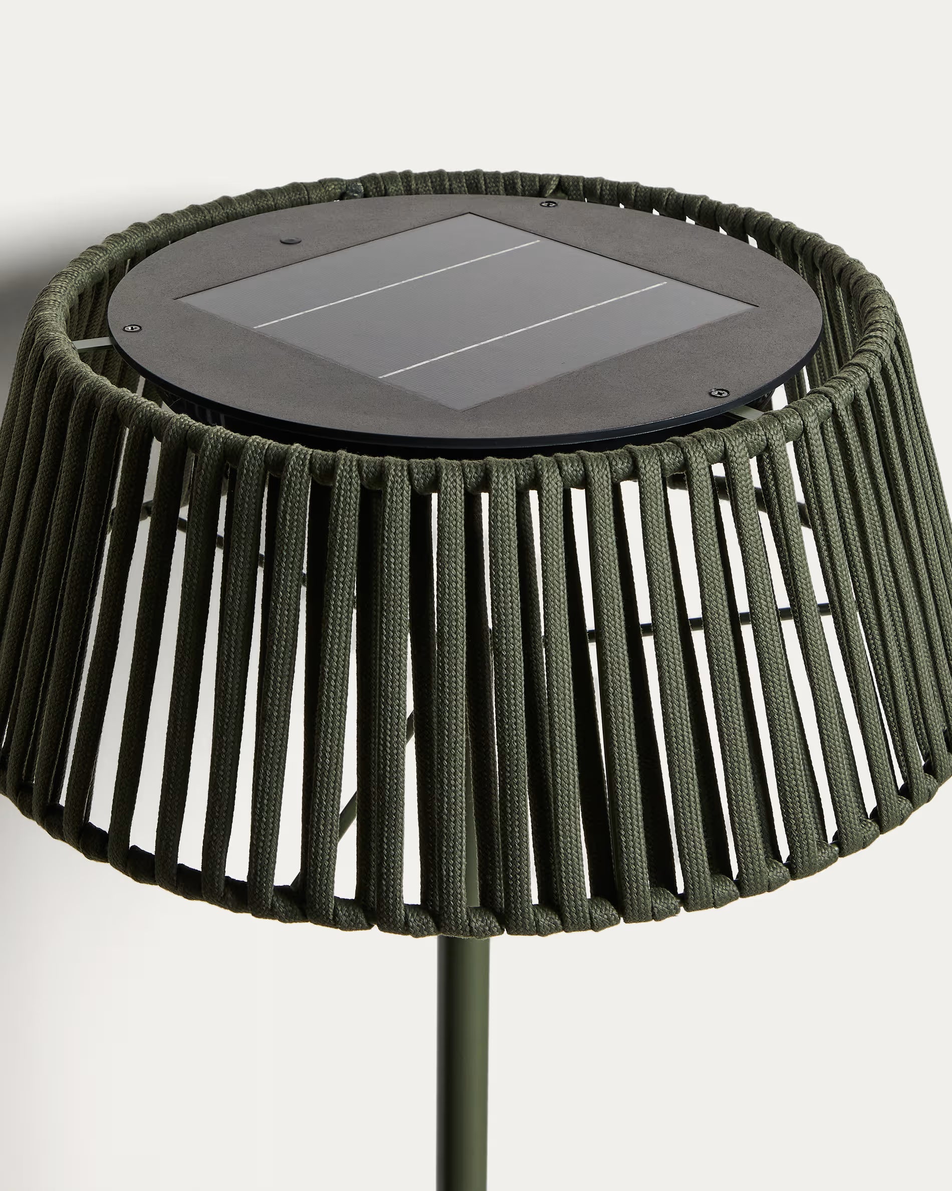 Solárna podlahová lampa do záhrady ALDET zelená