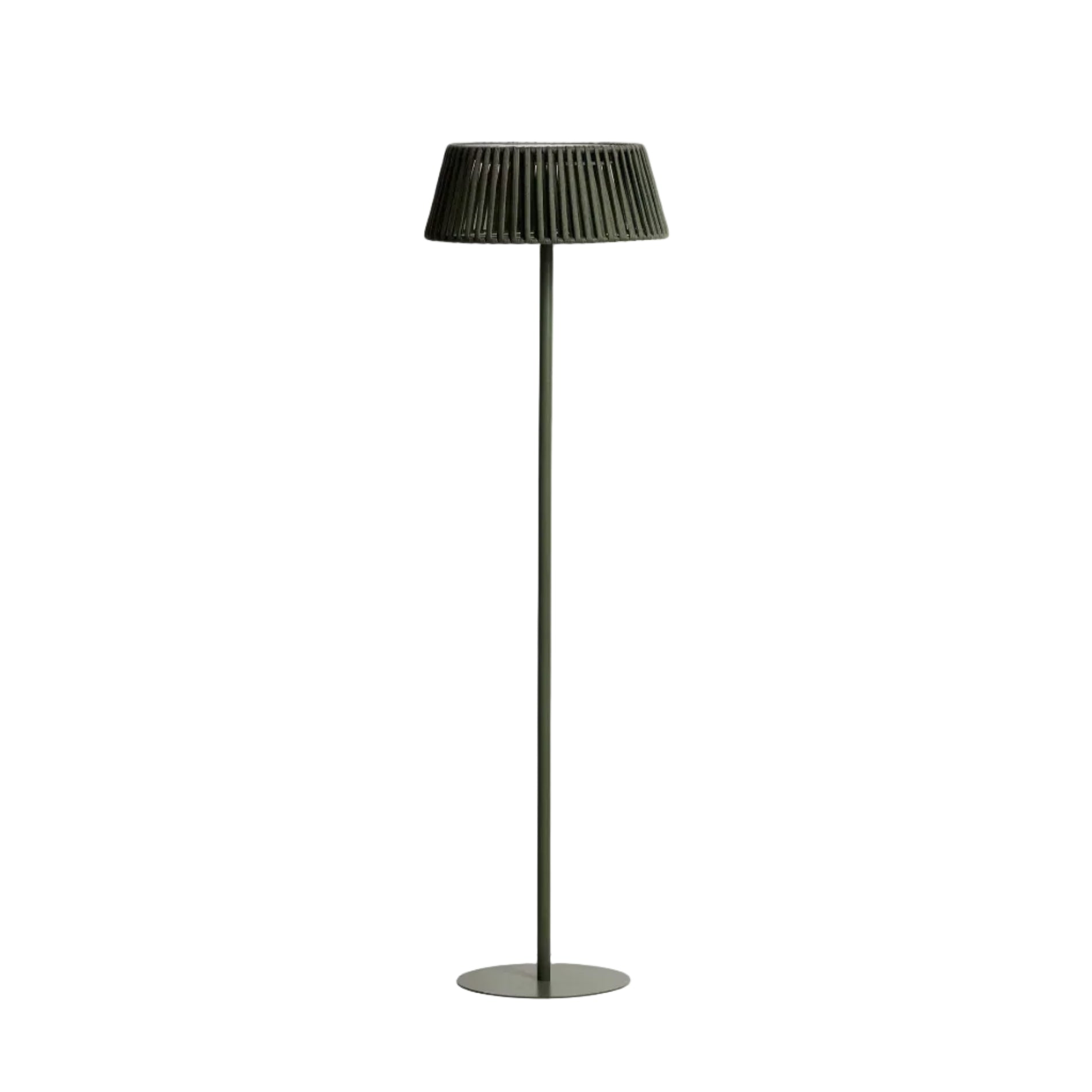 Solárna podlahová lampa do záhrady ALDET zelená