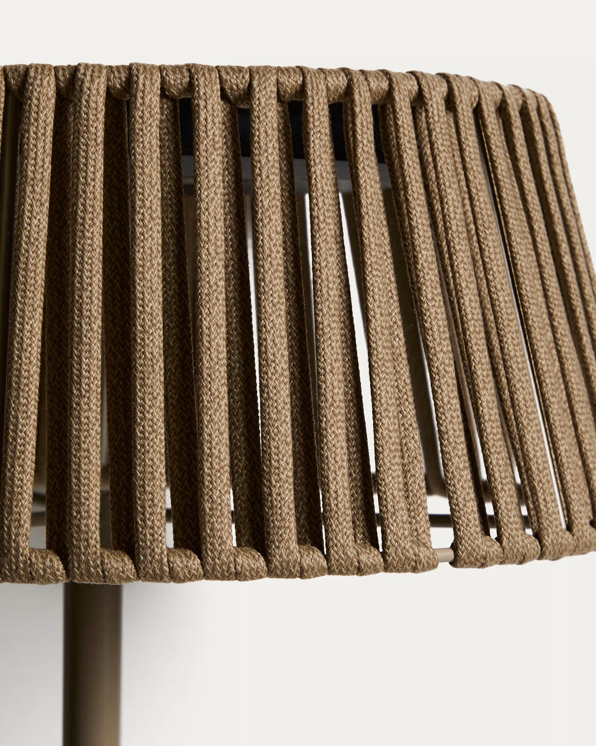 Solárna podlahová lampa do záhrady ALDET béžová