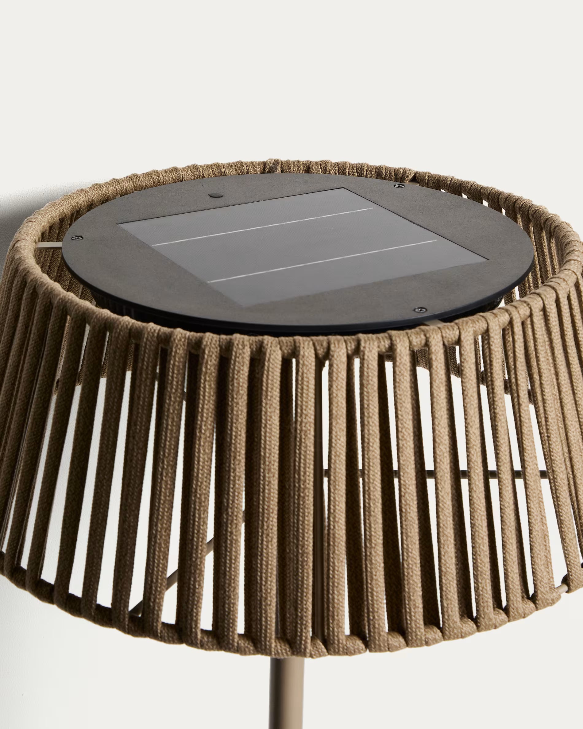 Solárna podlahová lampa do záhrady ALDET béžová