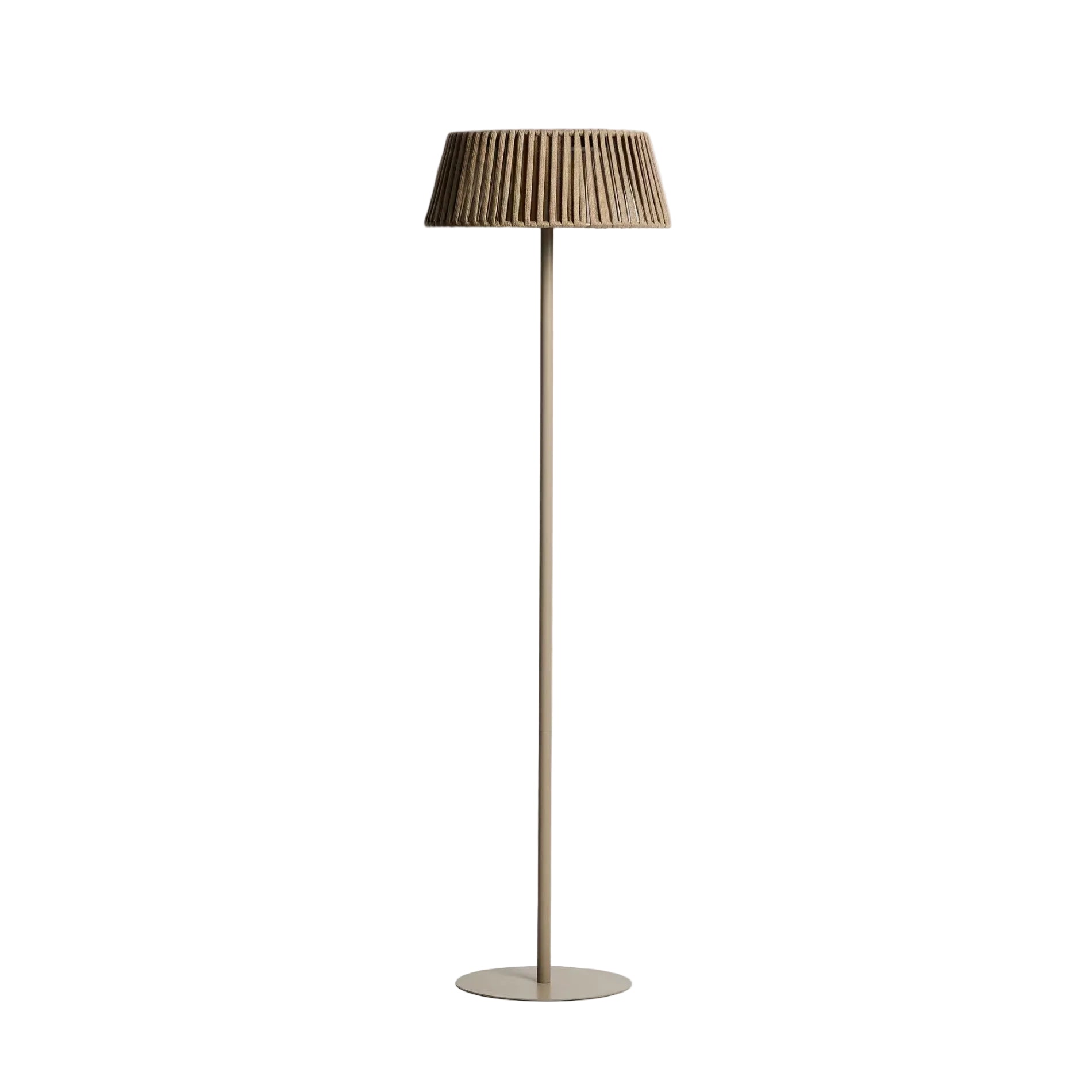 Solárna podlahová lampa do záhrady ALDET béžová