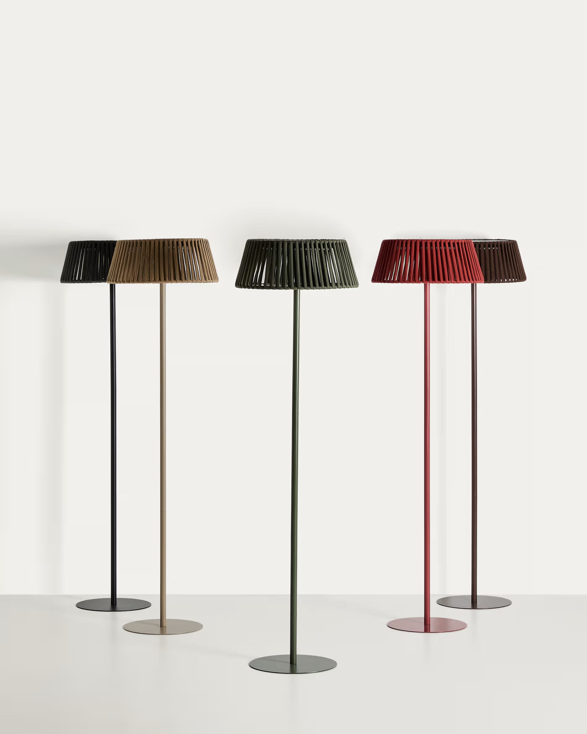 Solárna podlahová lampa do záhrady ALDET terakota