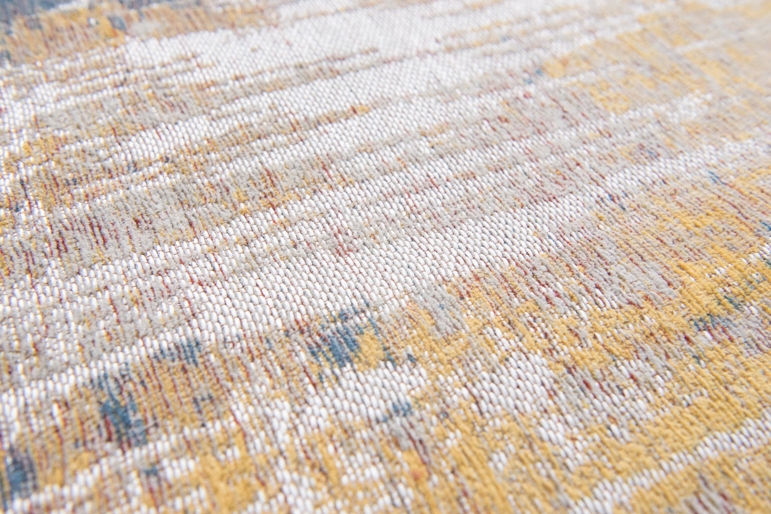 Kruhový koberec STREAKS MONTAUK MULTI béžovo-žltý