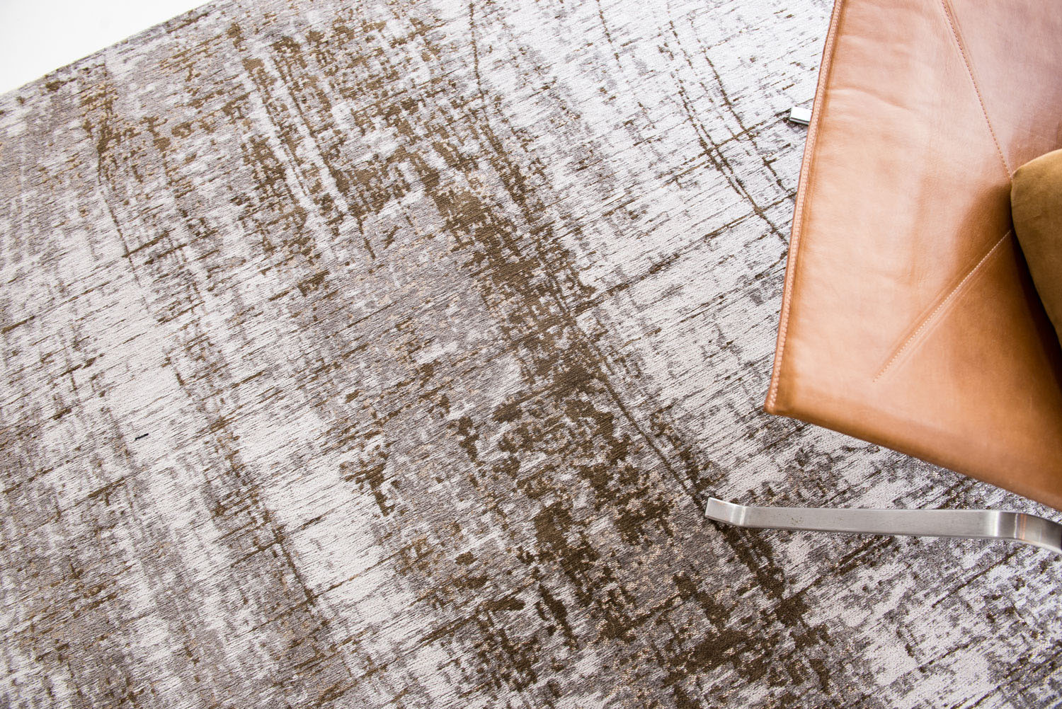 Kruhový koberec GRIFF CONCRETE JUNGLE béžový