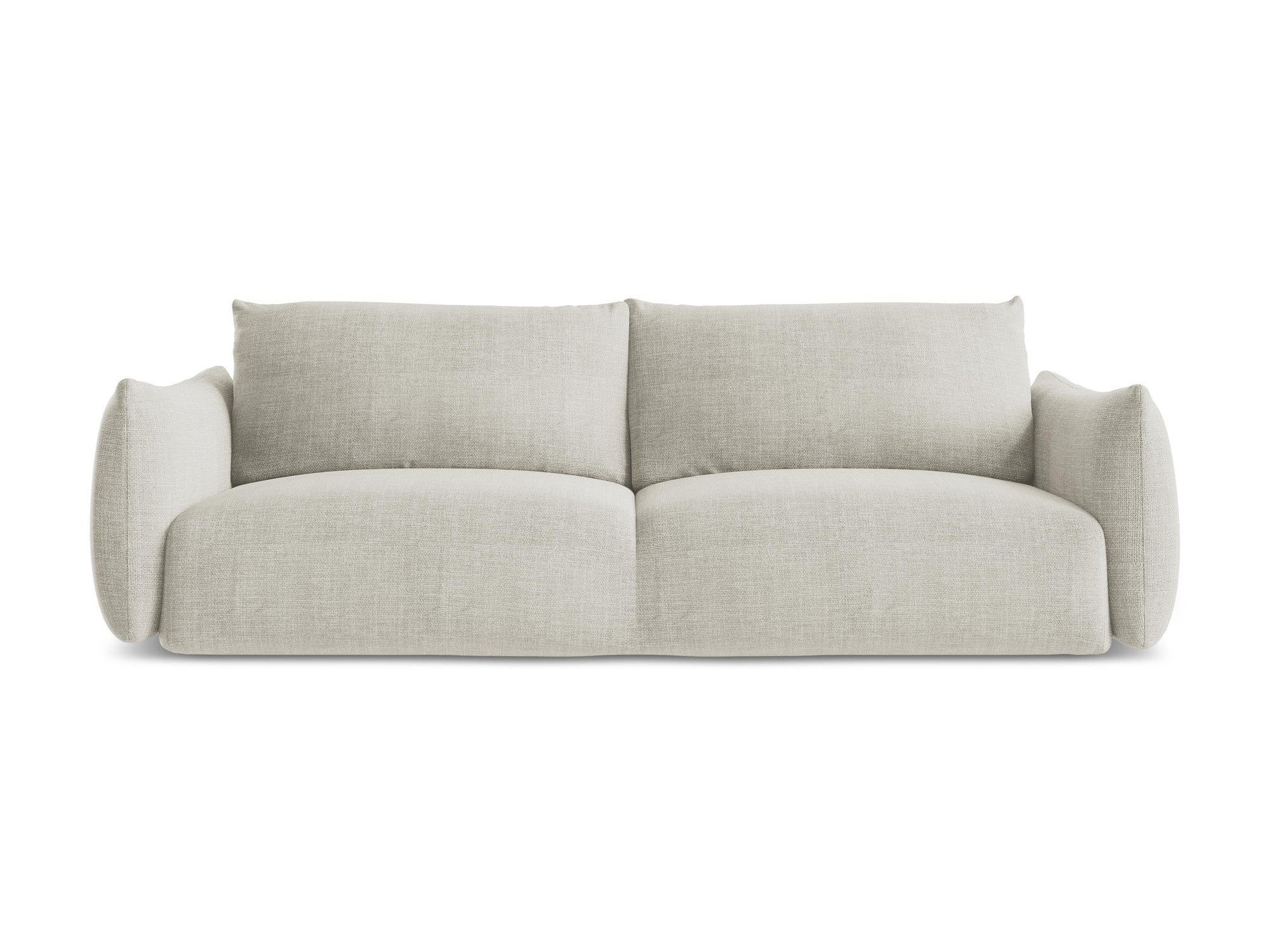 3-Seater Sofa with Sleeping Function LEILA Light Beige