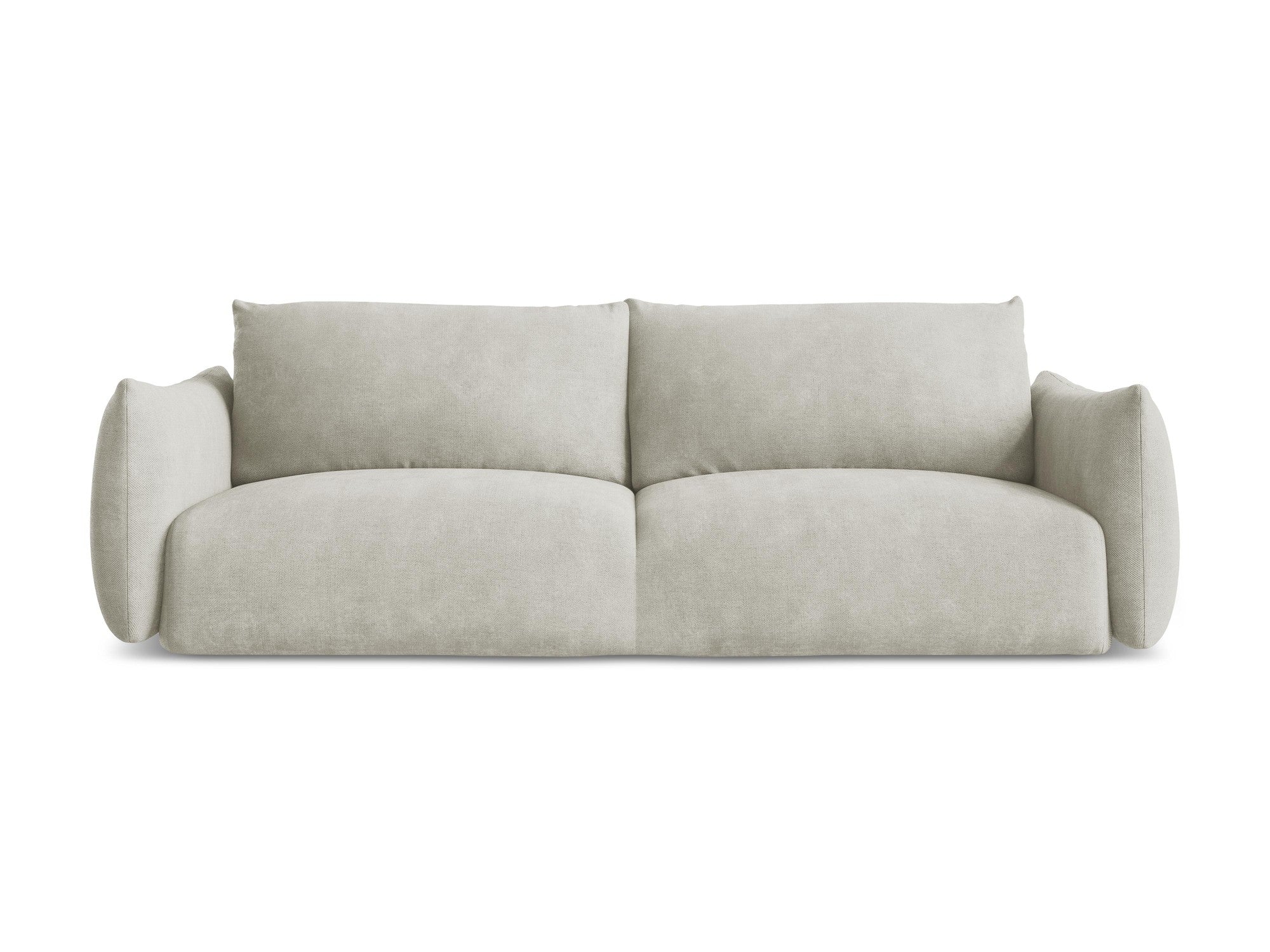 3-Seater Sofa with Sleeping Function LEILA Pearl Chenille
