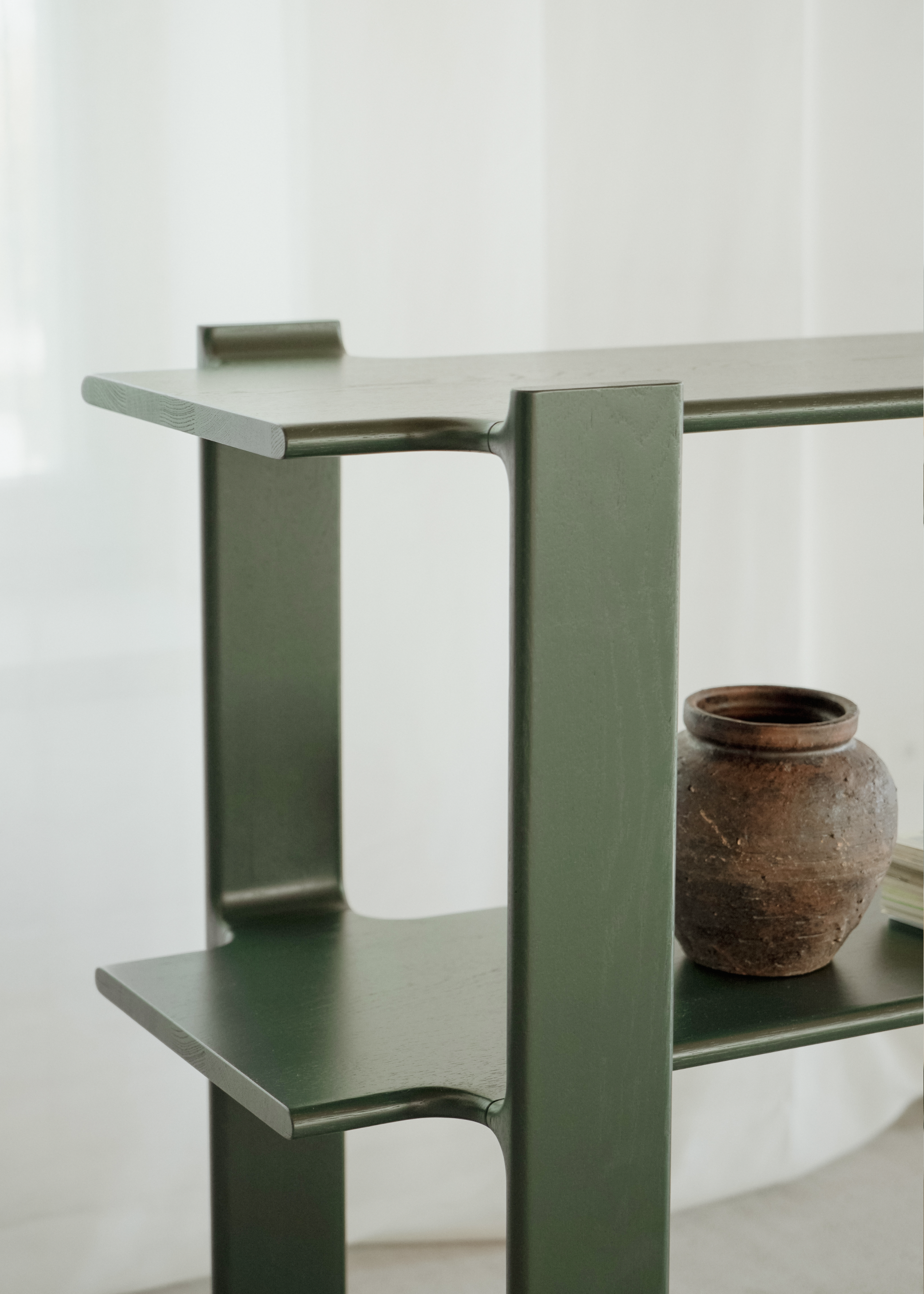 Regál LIGO DUO ebenové drevo dubové