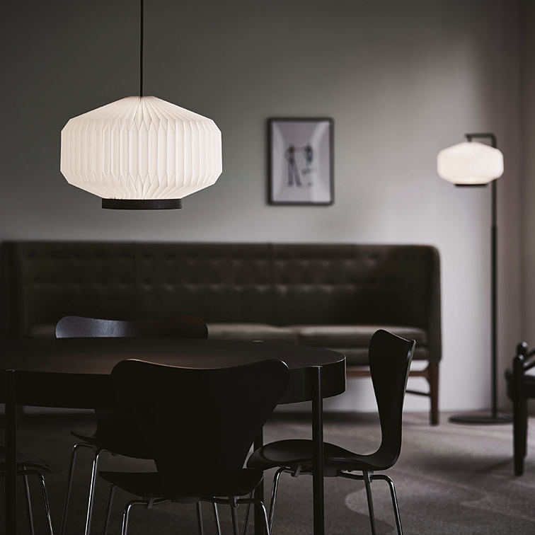 Závesná lampa MODEL 186 SHIBUI biela