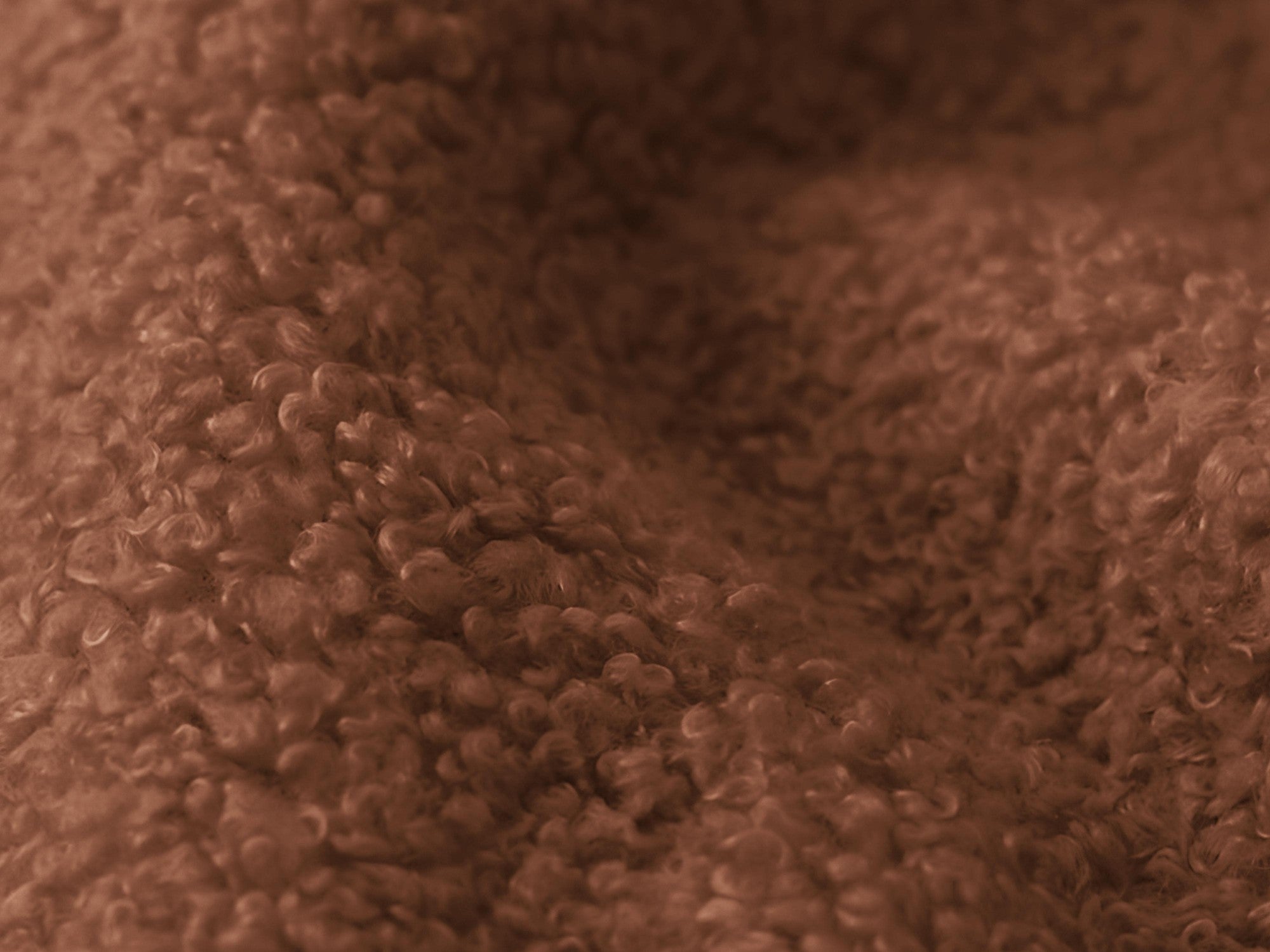 3-Seater Sofa with Sleeping Function LOHI Terracotta Boucle