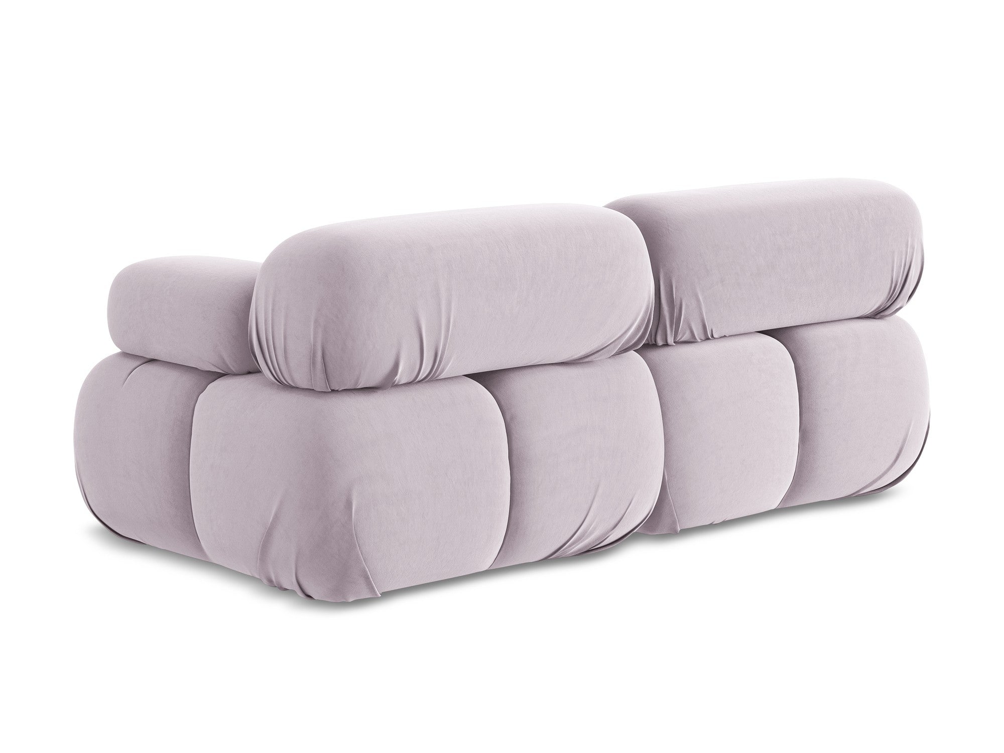 Lavender 2-Seater Velvet Modular Sofa LOKUA