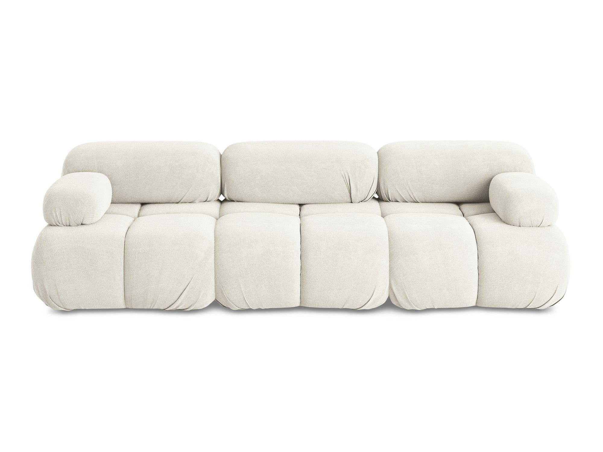 Modulárna pohovka pre 3 osoby LOKUA biely šenil