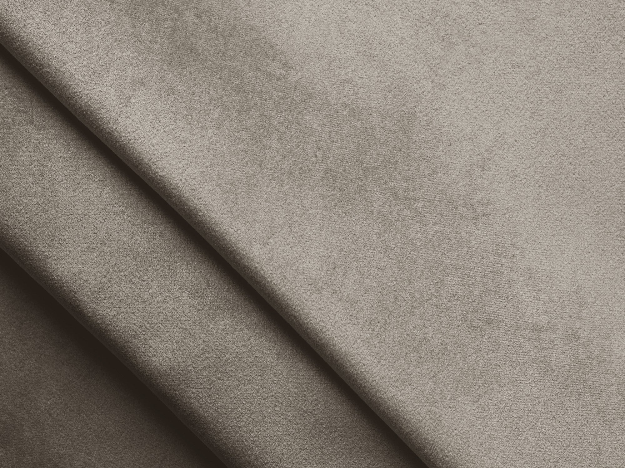 Universal velvet modular corner sofa LOKUA taupe