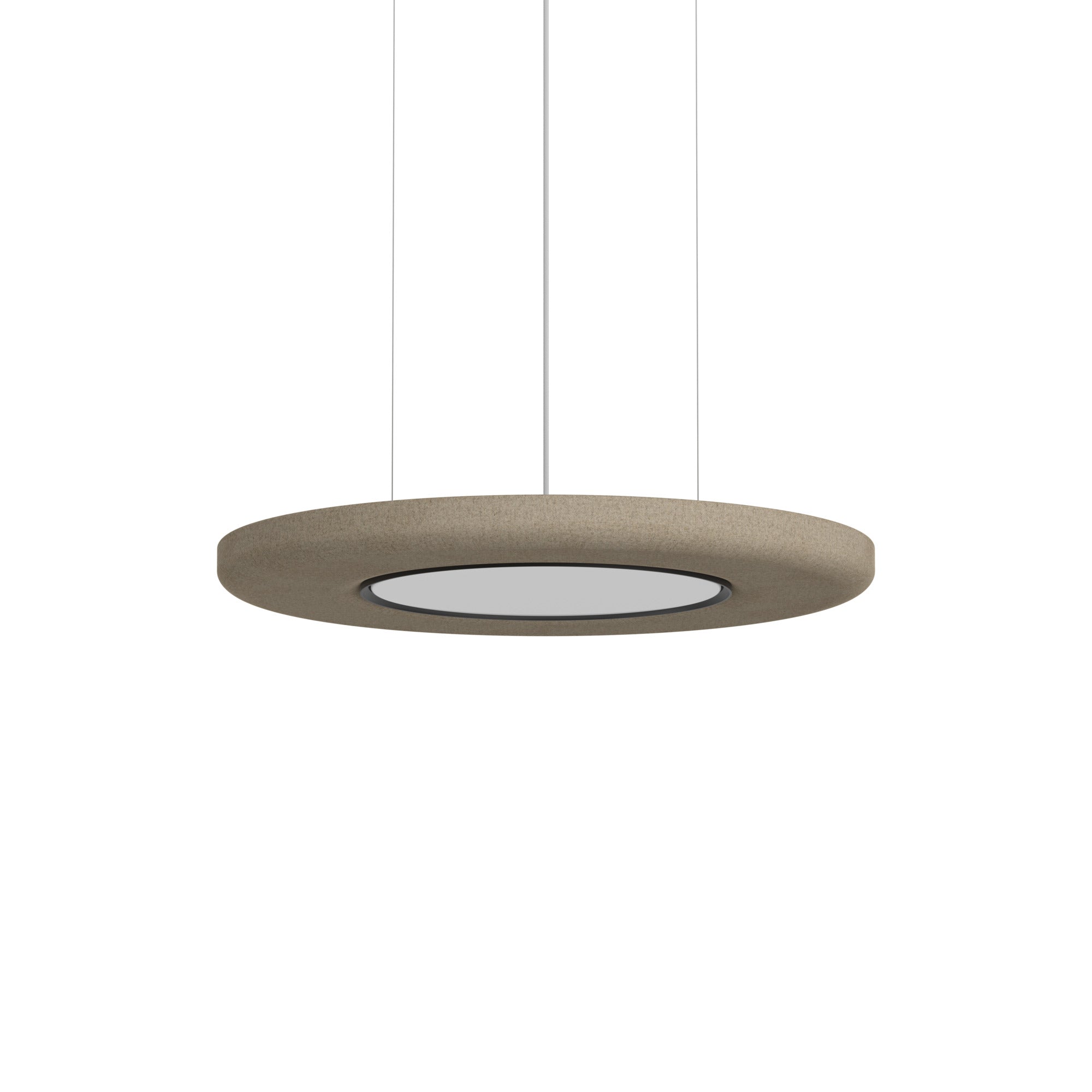 Závesná lampa LP SLIM ACOUSTIC čierny okraj